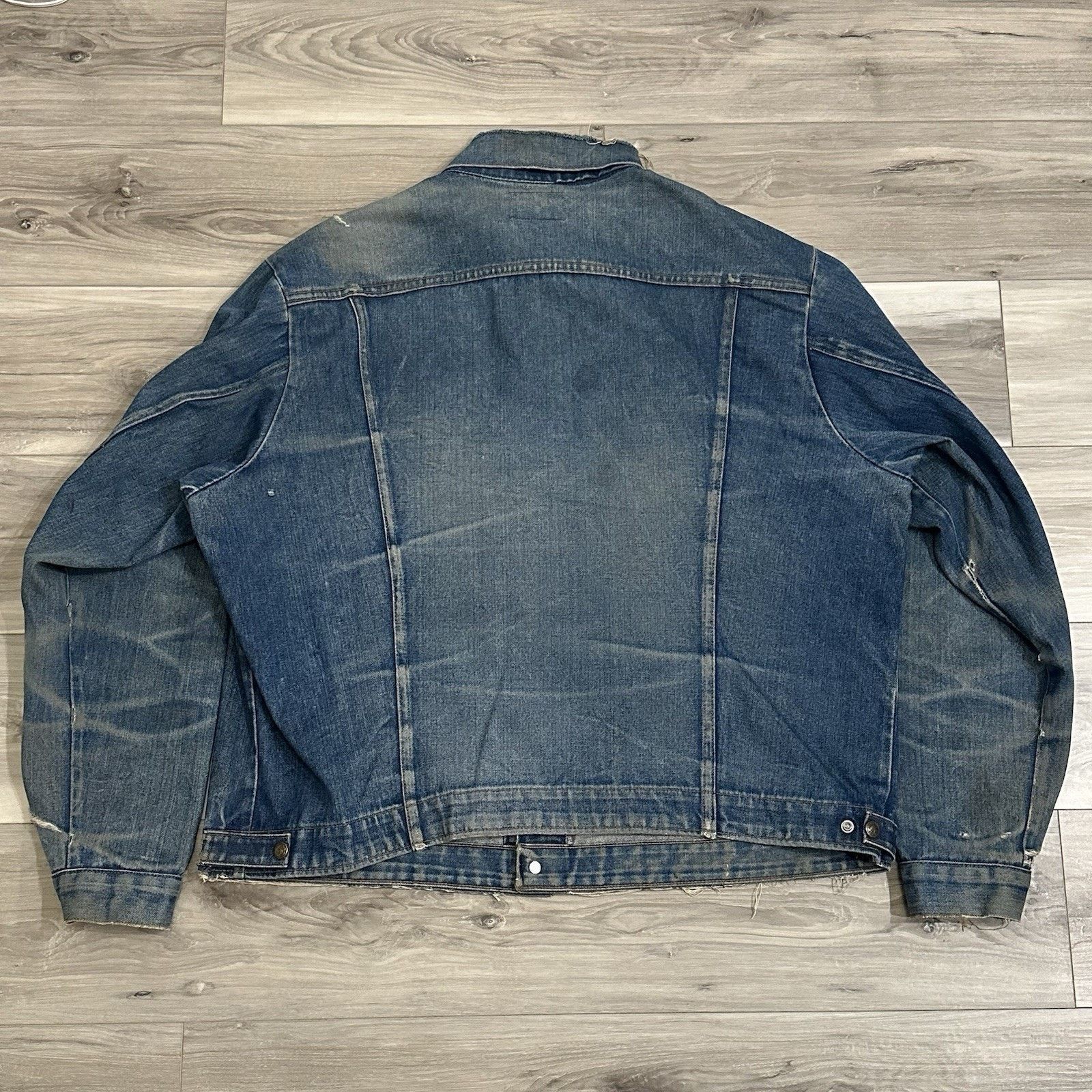Saddlebred Vintage 70s Saddle King Western Denim Jacket Large Cowboy Size US L / EU 52-54 / 3 - 9 Thumbnail