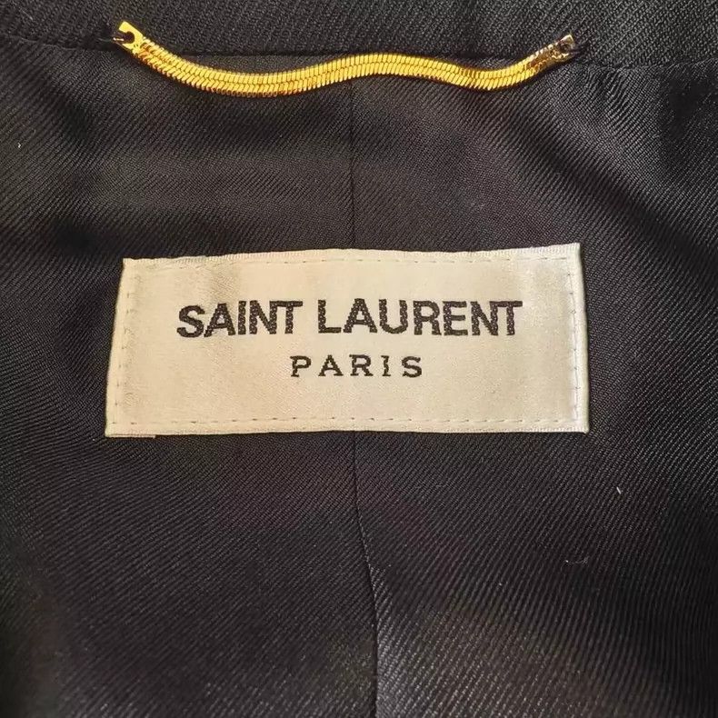 Saint Laurent Paris Saint Laurent Paris SMOKING Chinese Single Breasted Jacket Size XXS / US 00 / IT 34 - 3 Thumbnail