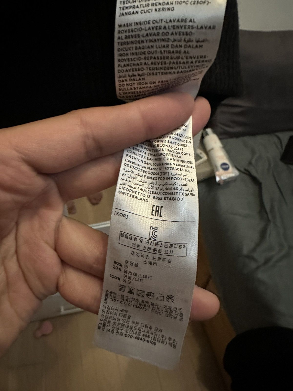 Ermenegildo Zegna × Fear of God Fear of god zenga sweatshirt size xs Size US XS / EU 42 / 0 - 5 Thumbnail