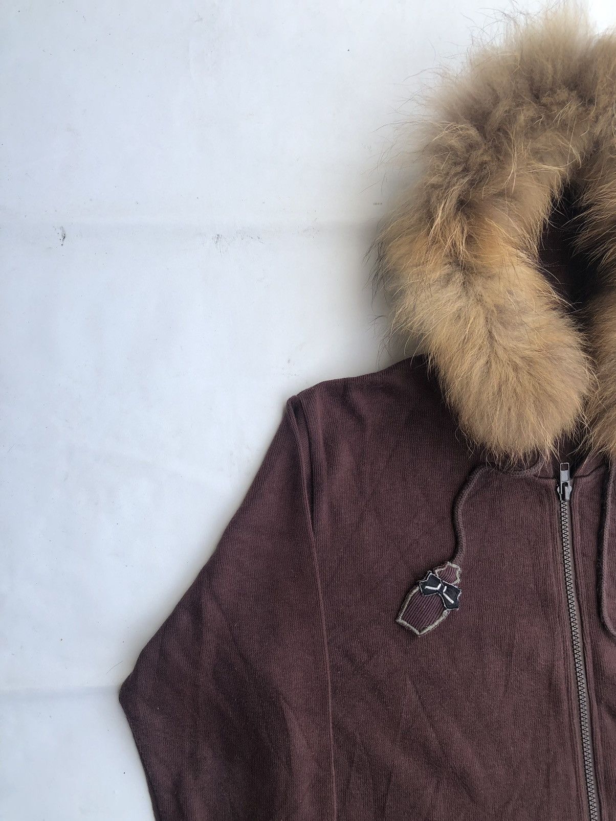 If Six Was Nine Faux Fur Hoodie distressed Japanese punk Ifsix Style Size US L / EU 52-54 / 3 - 5 Thumbnail