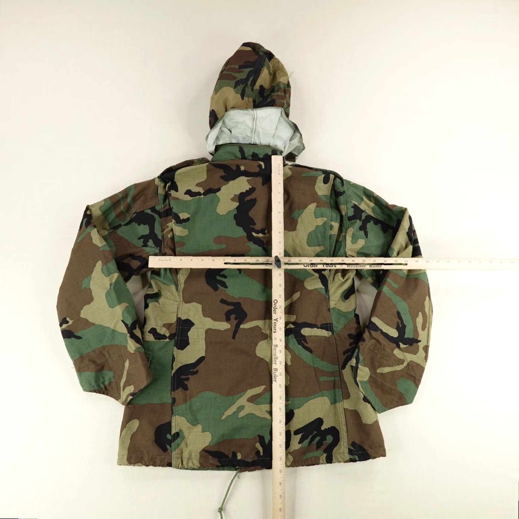 Vintage VINTAGE Golden MFG. CO. US Army Jacket Small Regular Woodland Camo Cold Weather Field Coat 80s Mens Size US S / EU 44-46 / 1 - 4 Thumbnail