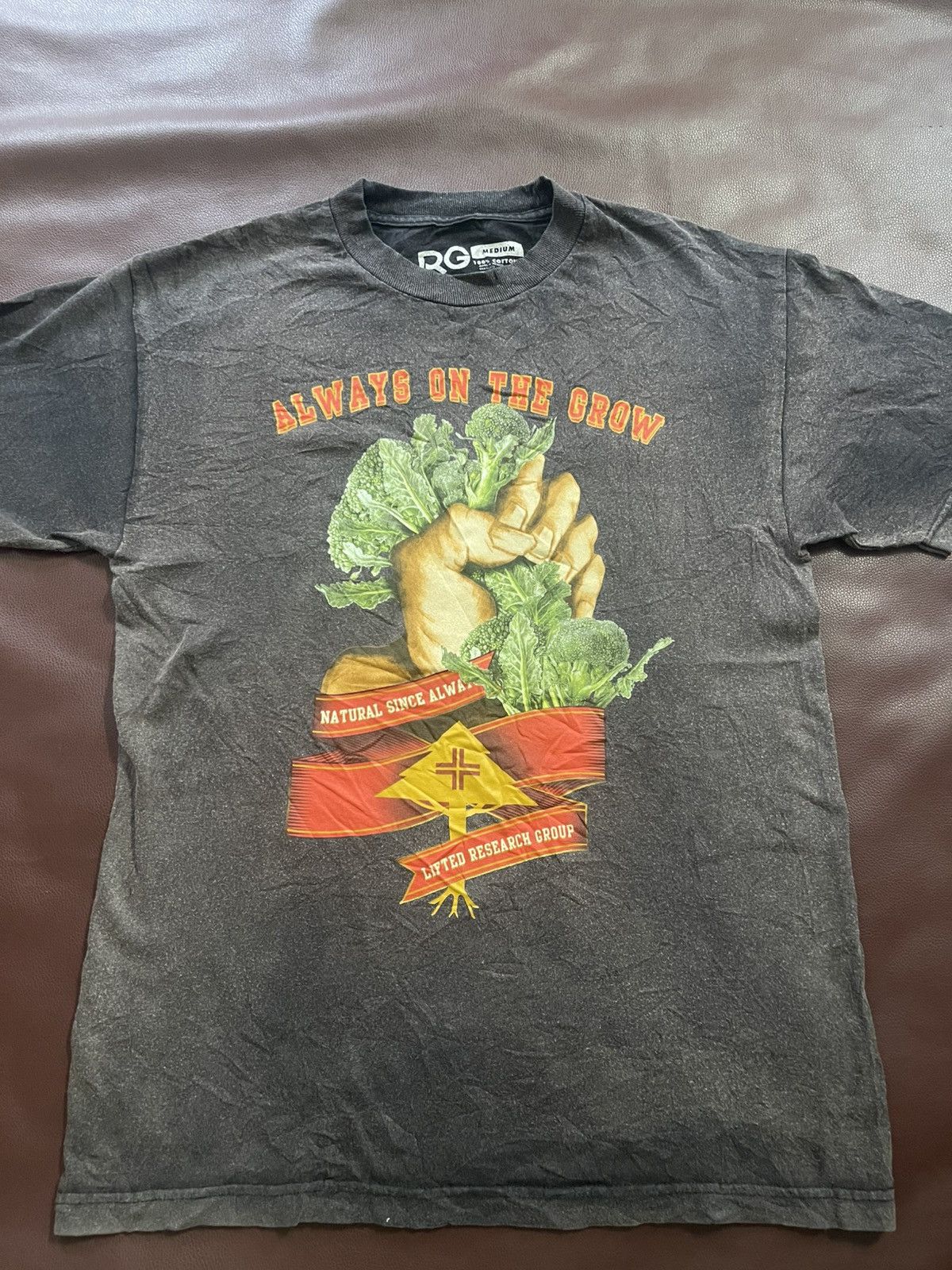 General Research Vintage LRG "Always On The Grow" Streetwear Graphic Tee - M Size US M / EU 48-50 / 2 - 1 Thumbnail
