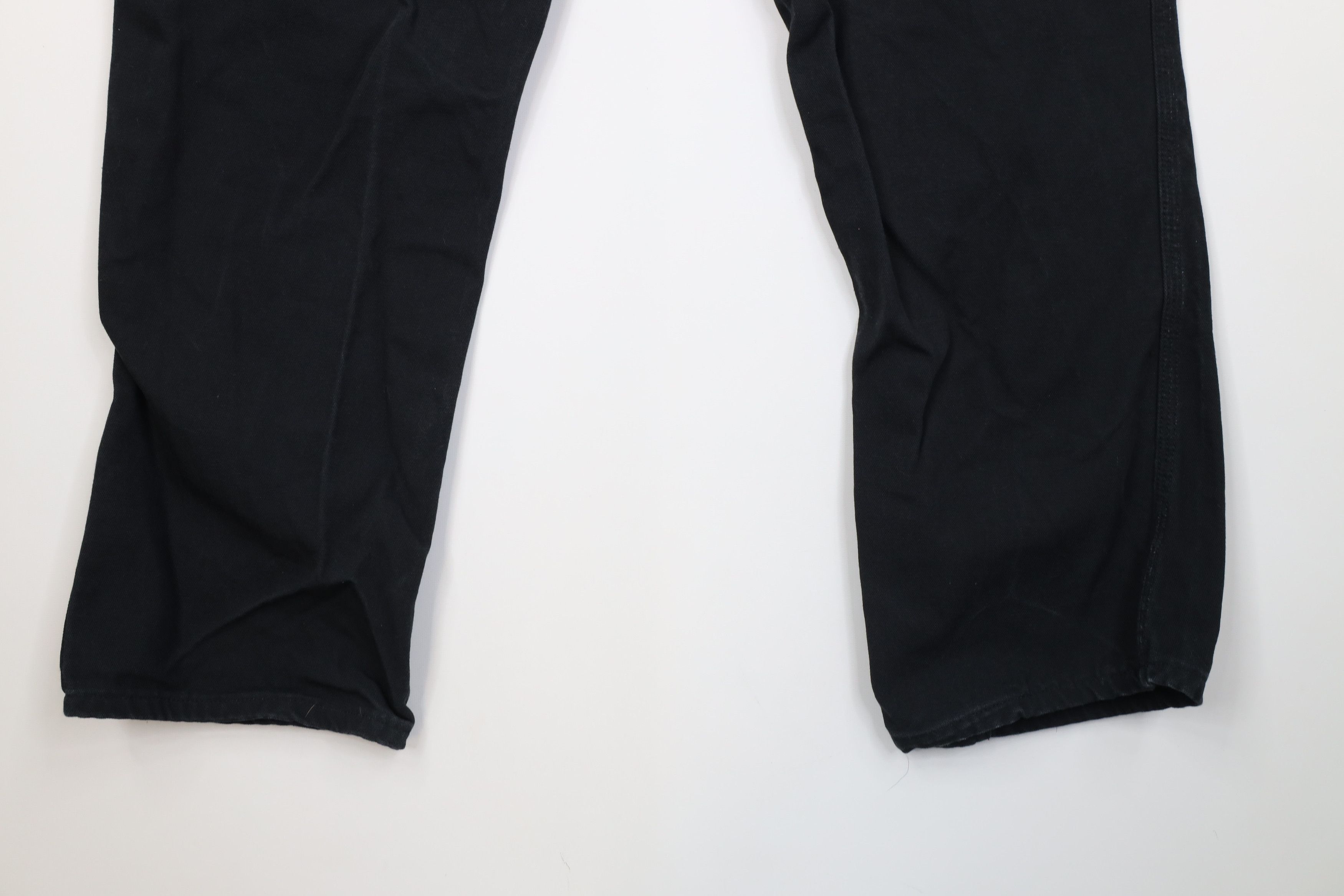 Dickies Vintage Y2K Dickies Wide Leg Dungaree Pants Black Cotton Size US 36 / EU 52 - 12 Thumbnail