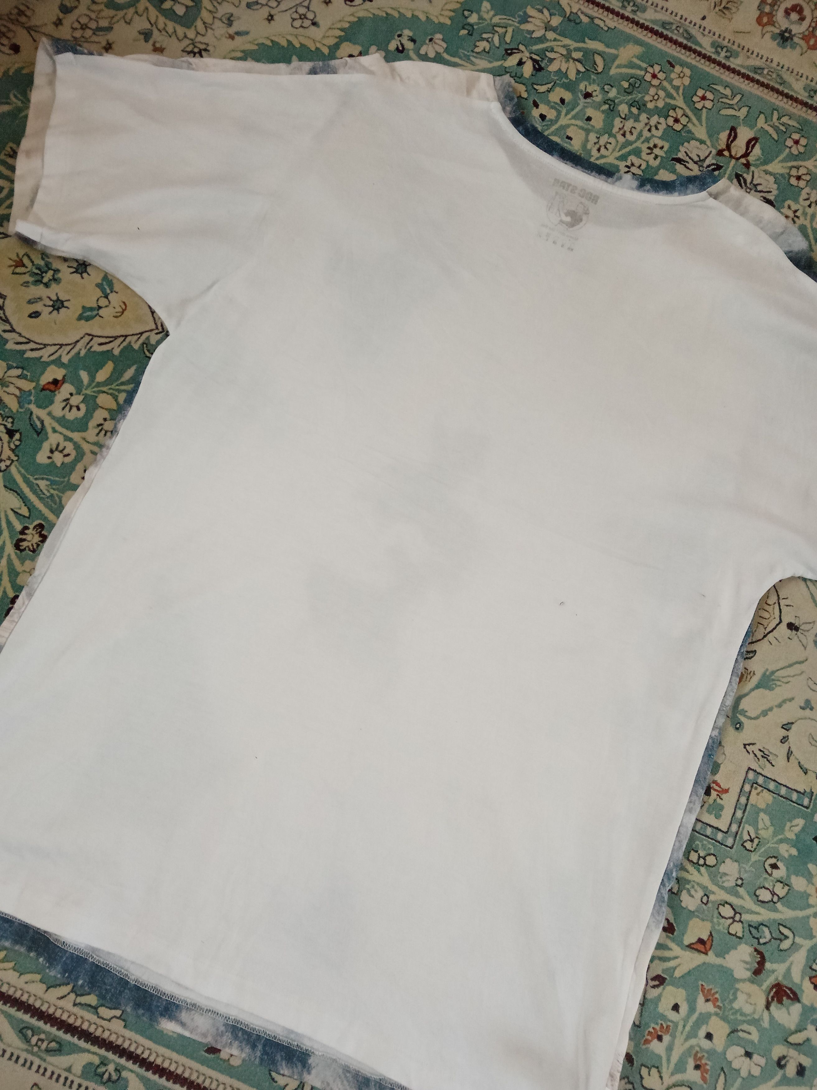 Japanese Brand Roc Star Very Rare Distressed Denim Design T Shirt Size US L / EU 52-54 / 3 - 8 Thumbnail