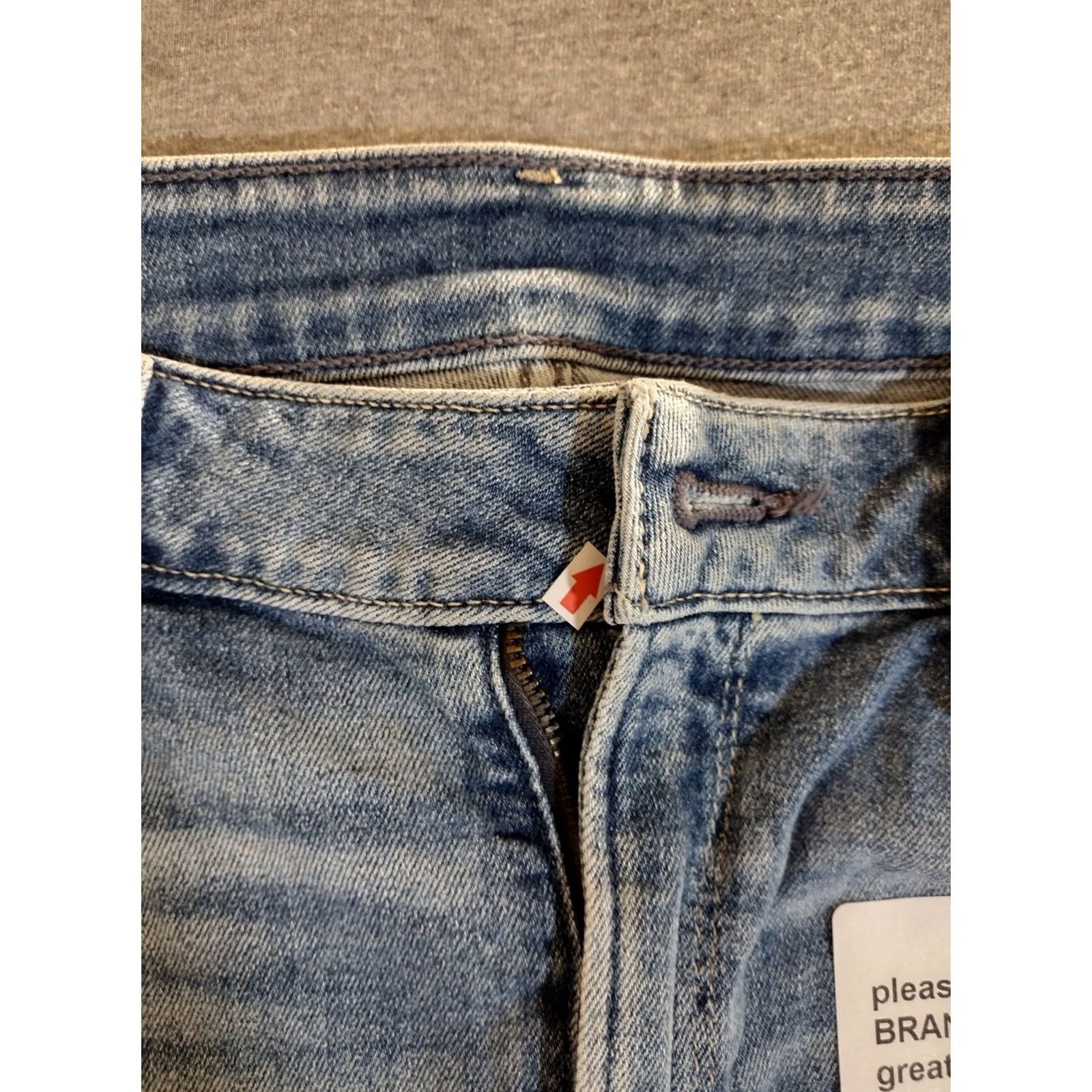 Denime Unbranded Men's Blue Denim Cropped Jeans 28X38 Regular Stretch 4 Pocket Denim Size US 28 / EU 44 - 3 Thumbnail