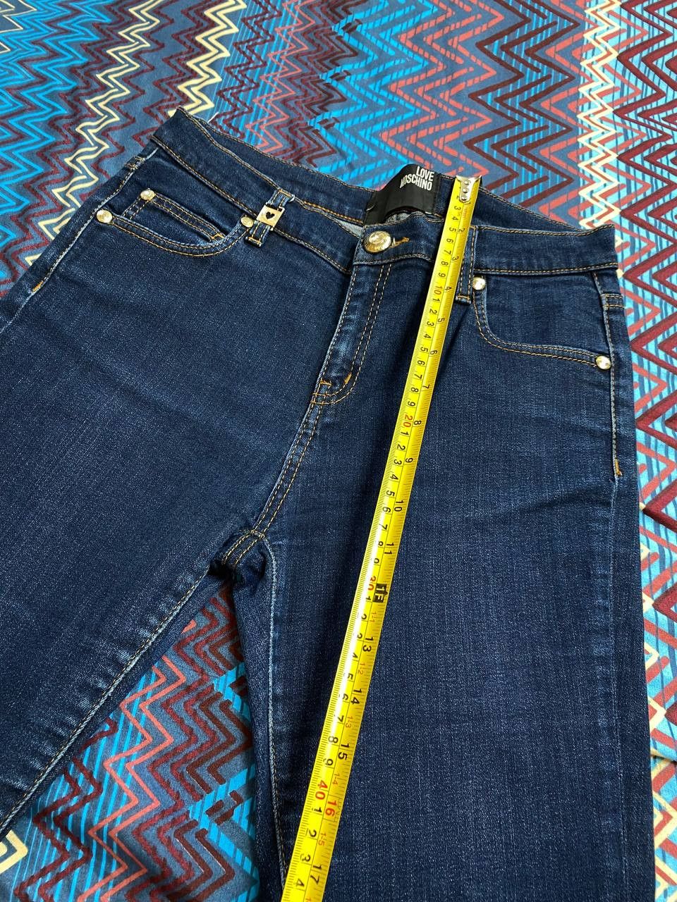 Moschino × Vintage Vintage Moschino Slim Straight denim jeans Size 30" / US 8 / IT 44 - 13 Thumbnail
