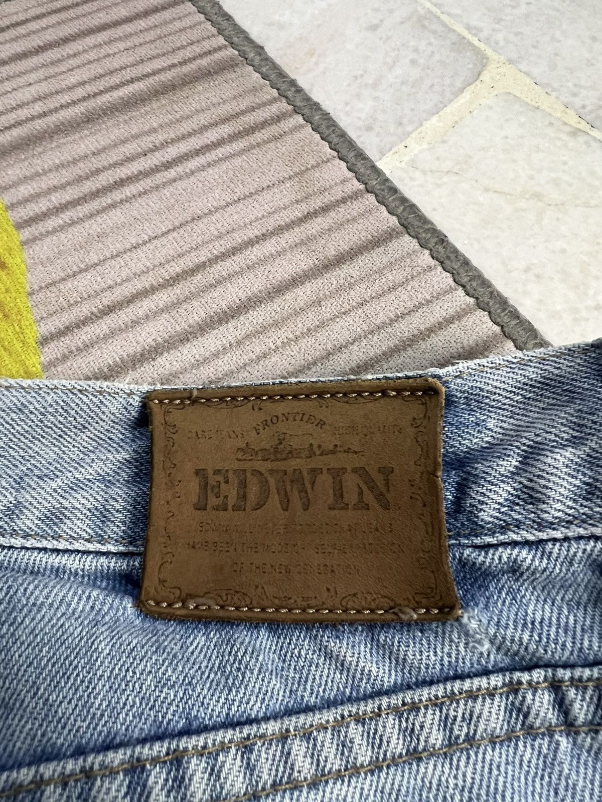 Edwin × If Six Was Nine × Japanese Brand VINTAGE 90’s STYLE EDWIN LIGHT WASH BAGGY JEANS Size US 34 / EU 50 - 12 Thumbnail