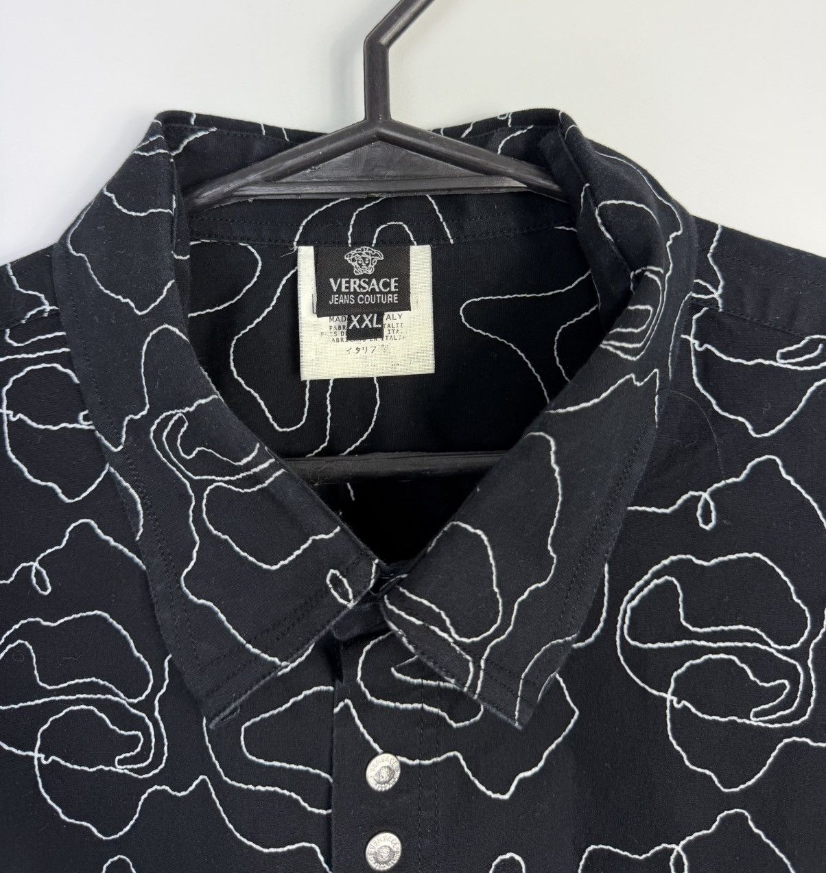Versace Jeans Couture Unique Versace Jeans Couture Medusa Shirt + Vintage 90's Size US L / EU 52-54 / 3 - 3 Thumbnail