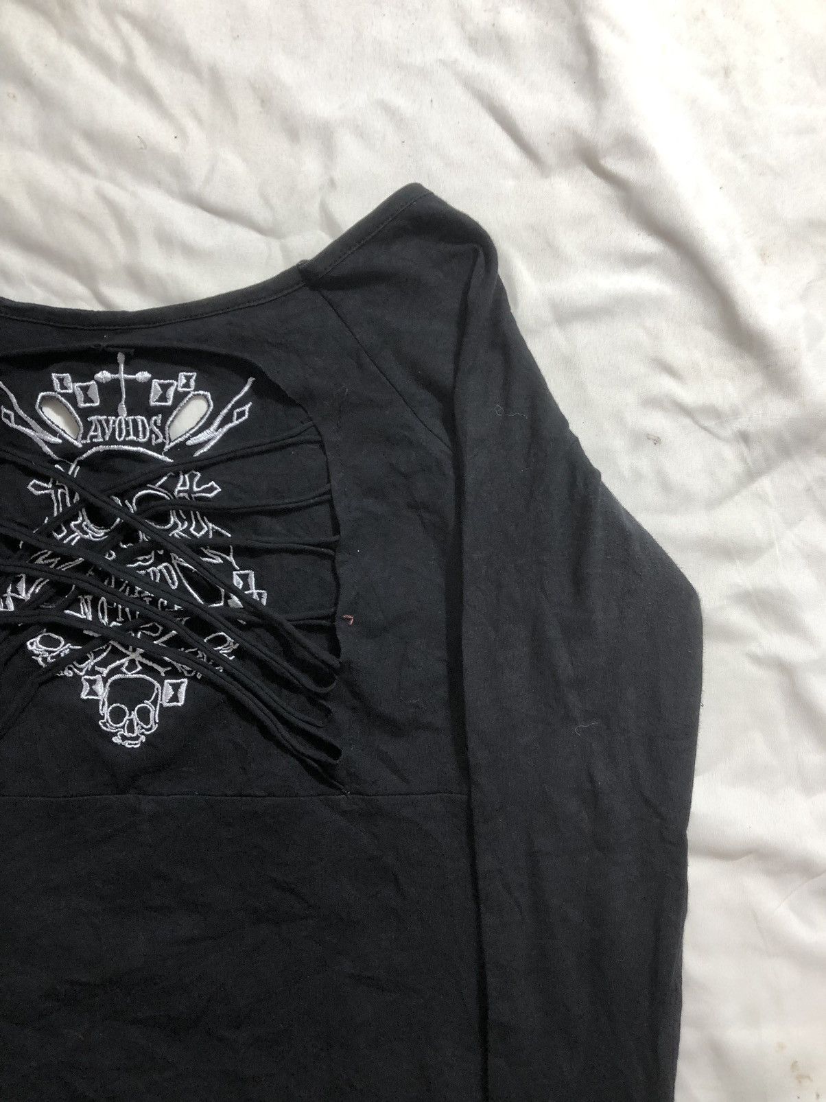 Hysteric Glamour Japan Dark Skull Avoids Hazard Notice Rock Punk Style Size US S / EU 44-46 / 1 - 6 Thumbnail