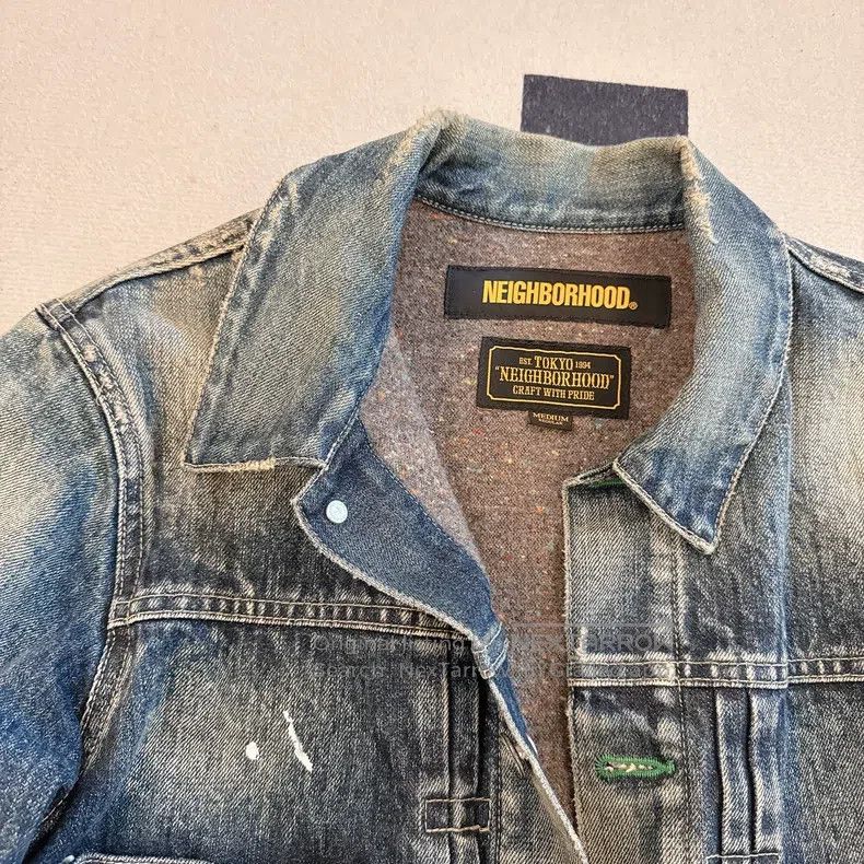 Neighborhood Neighborhood Denim Jacket with Wool Felt Lining, Great for Size US M / EU 48-50 / 2 - 2 Thumbnail