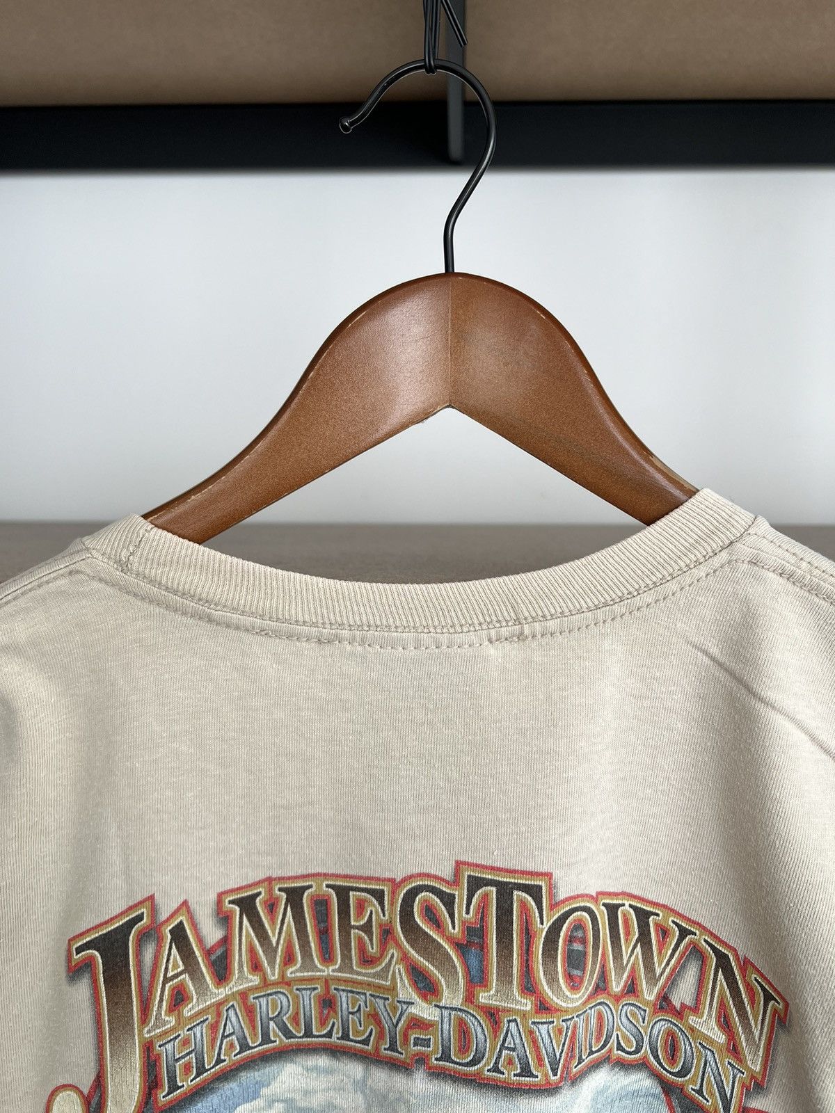 Harley Davidson Vintage 2009 Harley Davidson Eagle Snake JamesTown T-shirt Size US M / EU 48-50 / 2 - 17 Thumbnail