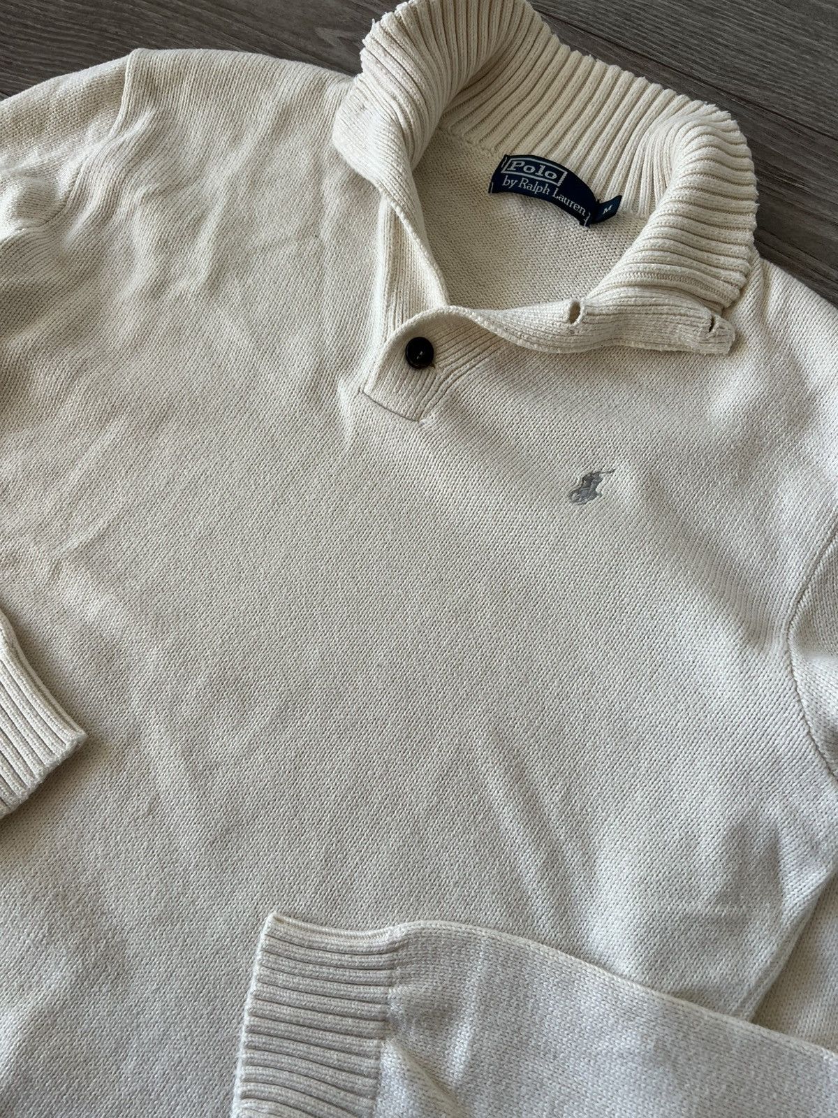 Polo Ralph Lauren Vintage Polo Ralph Lauren Embroidered Logo High Neck Sweater Size US M / EU 48-50 / 2 - 13 Thumbnail