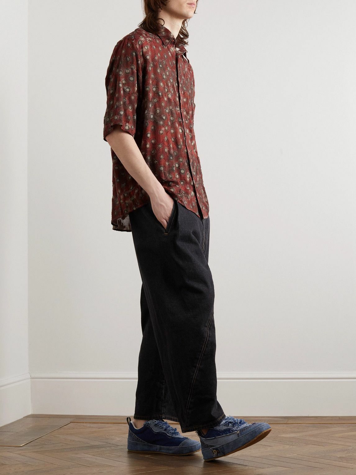 Acne Studios Sambler washed daisies shirt.Like Jacquemus or Diesel. Size US L / EU 52-54 / 3 - 3 Thumbnail