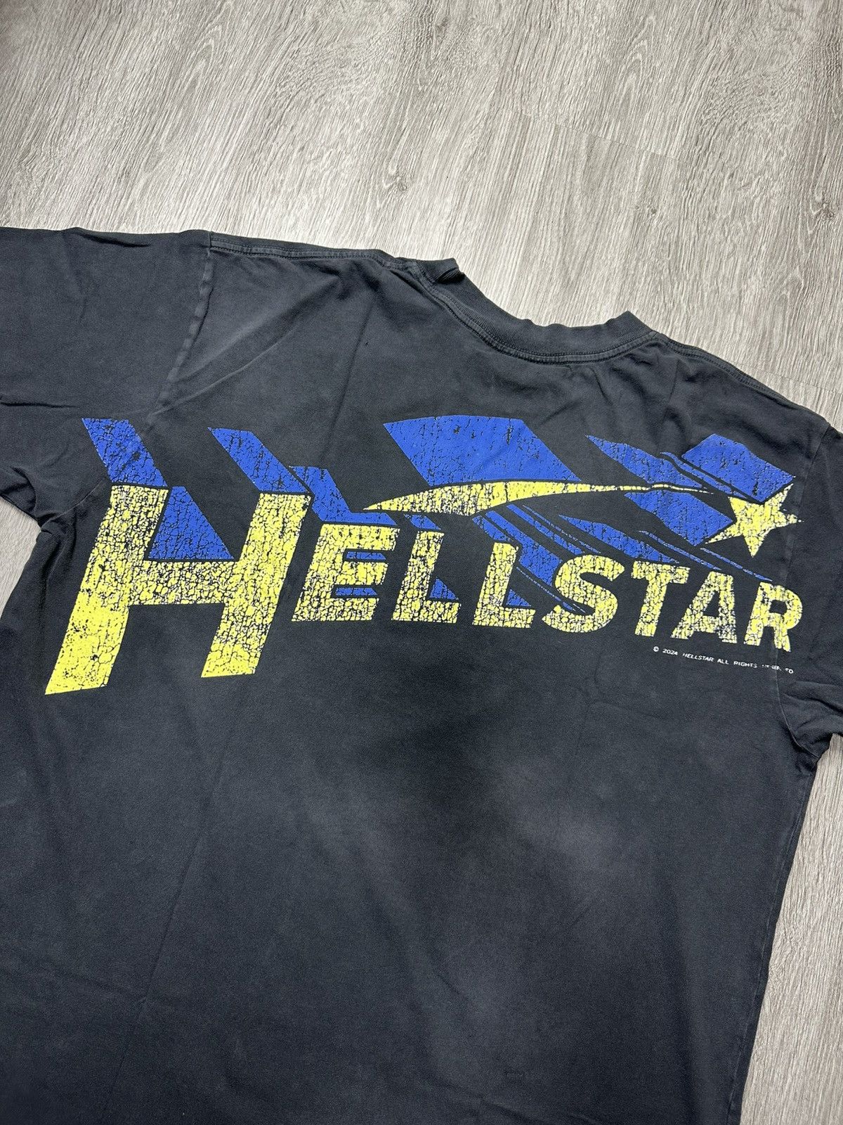 HELLSTAR Hellstar SUPERMAN Logo T-Shirt Black Size US L / EU 52-54 / 3 - 12 Thumbnail