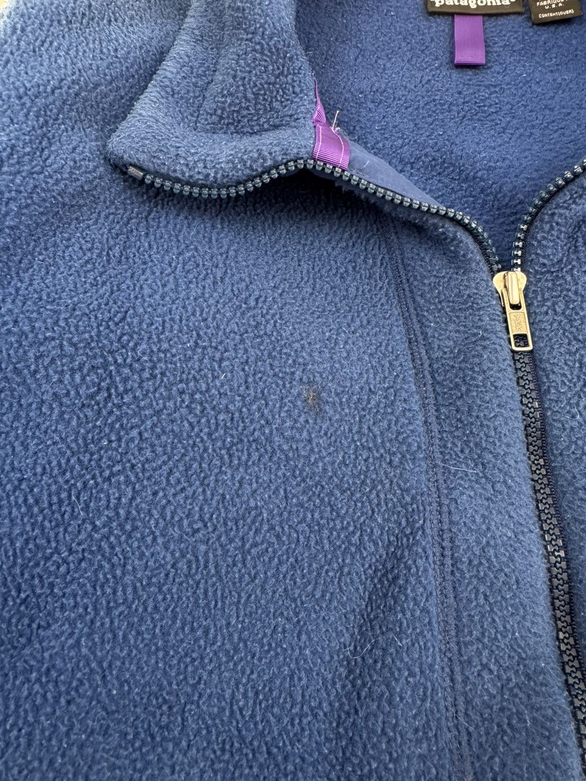 Patagonia 1990’s Vintage Patagonia Synchilla Blue Fleece Jacket Size US M / EU 48-50 / 2 - 12 Thumbnail