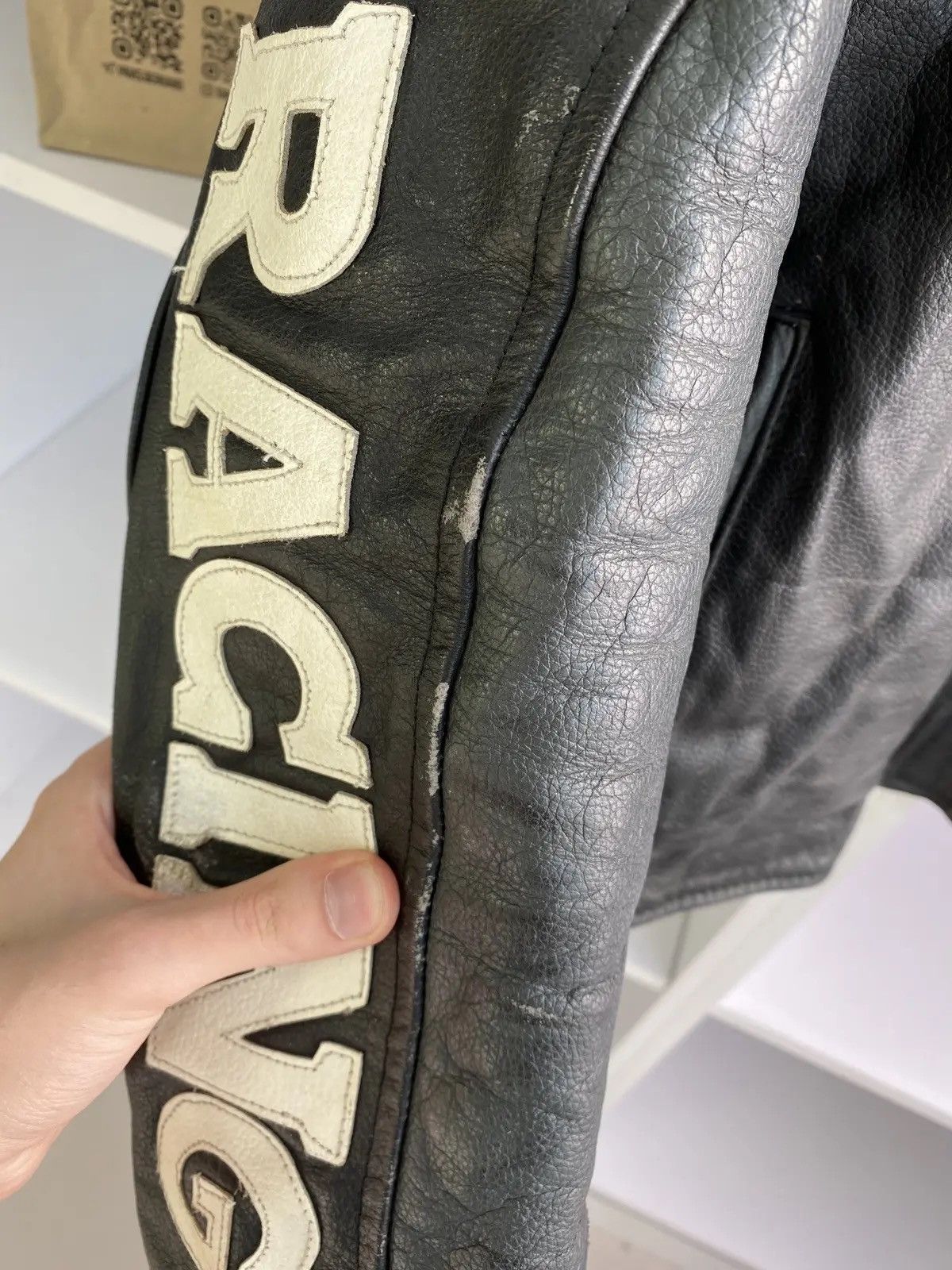 Vintage Vintage Nokia Leather moto racing jacket Size US M / EU 48-50 / 2 - 8 Thumbnail