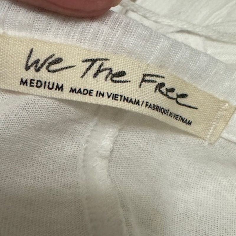 Free People NWT Free People We The Free Skye Tunic Tee Too Dress White M Size M / US 6-8 / IT 42-44 - 5 Thumbnail