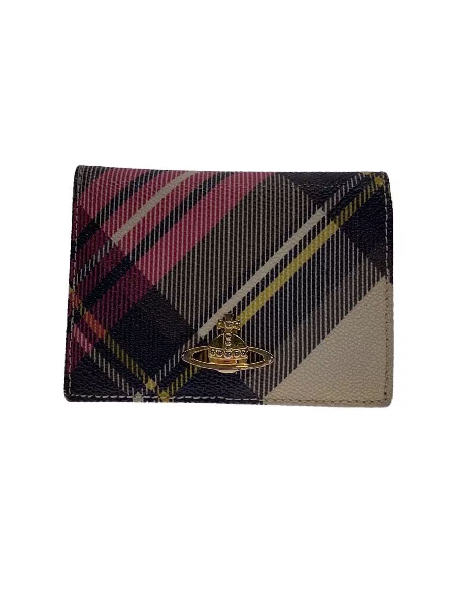 Vivienne Westwood Plaid Orb Card Holder Wallet Size ONE SIZE - 1 Thumbnail