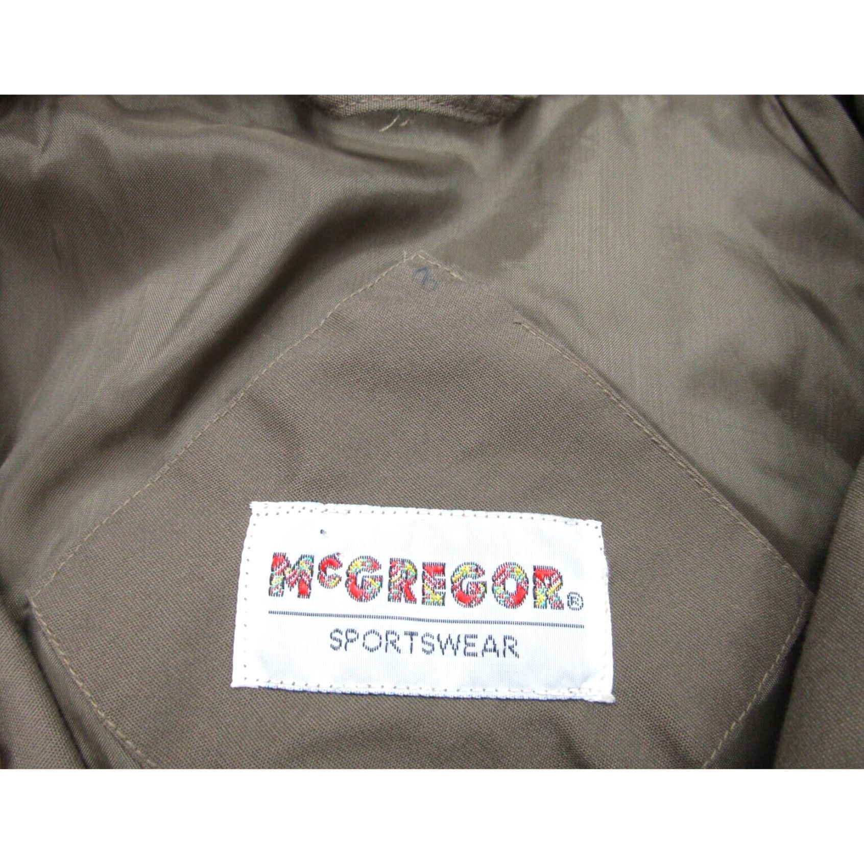McGregor McGregor Mens Brown Jacket James Dean Bomber Coat Vintage Large 90s Size US L / EU 52-54 / 3 - 3 Thumbnail