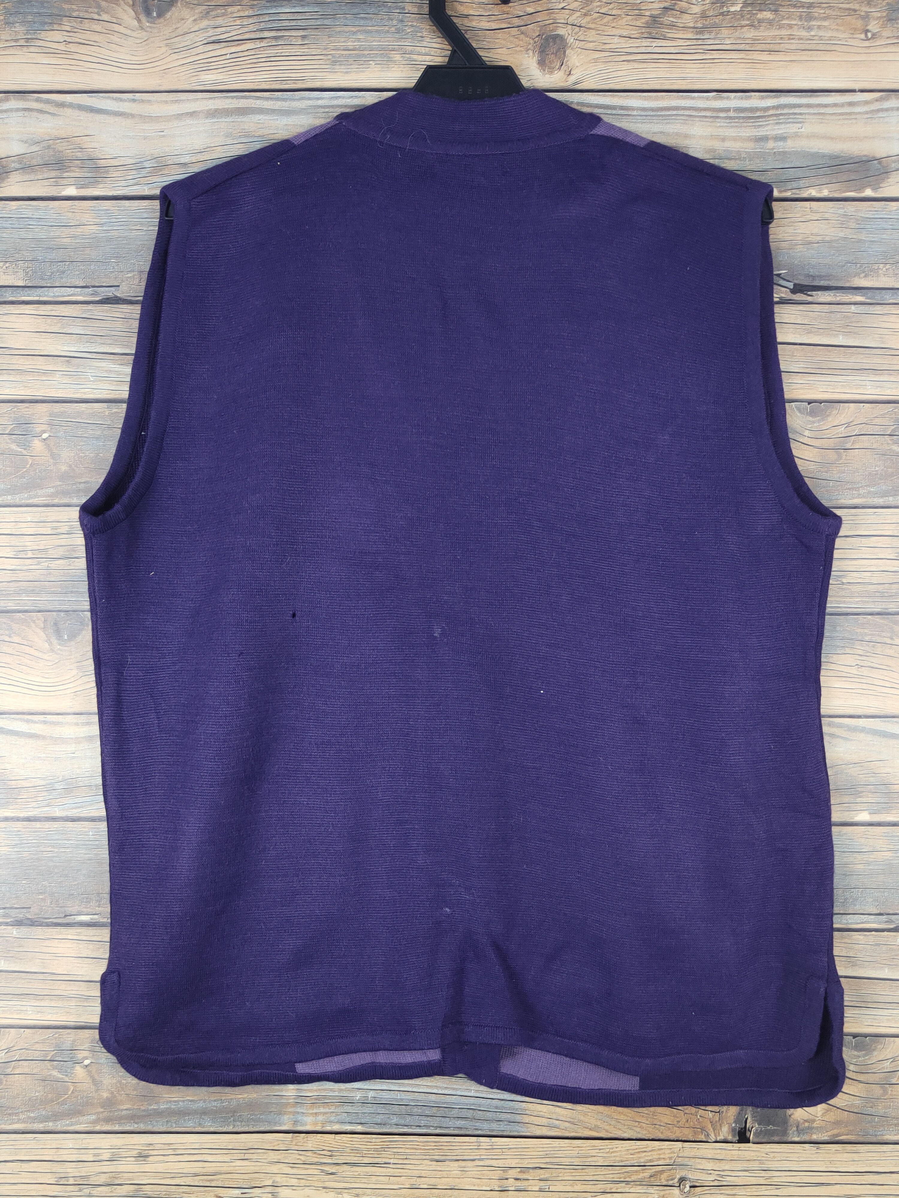 Homespun Knitwear Hgsa-bun Purple vintage Knitwear Vests #W1519 Size M / US 6-8 / IT 42-44 - 8 Thumbnail