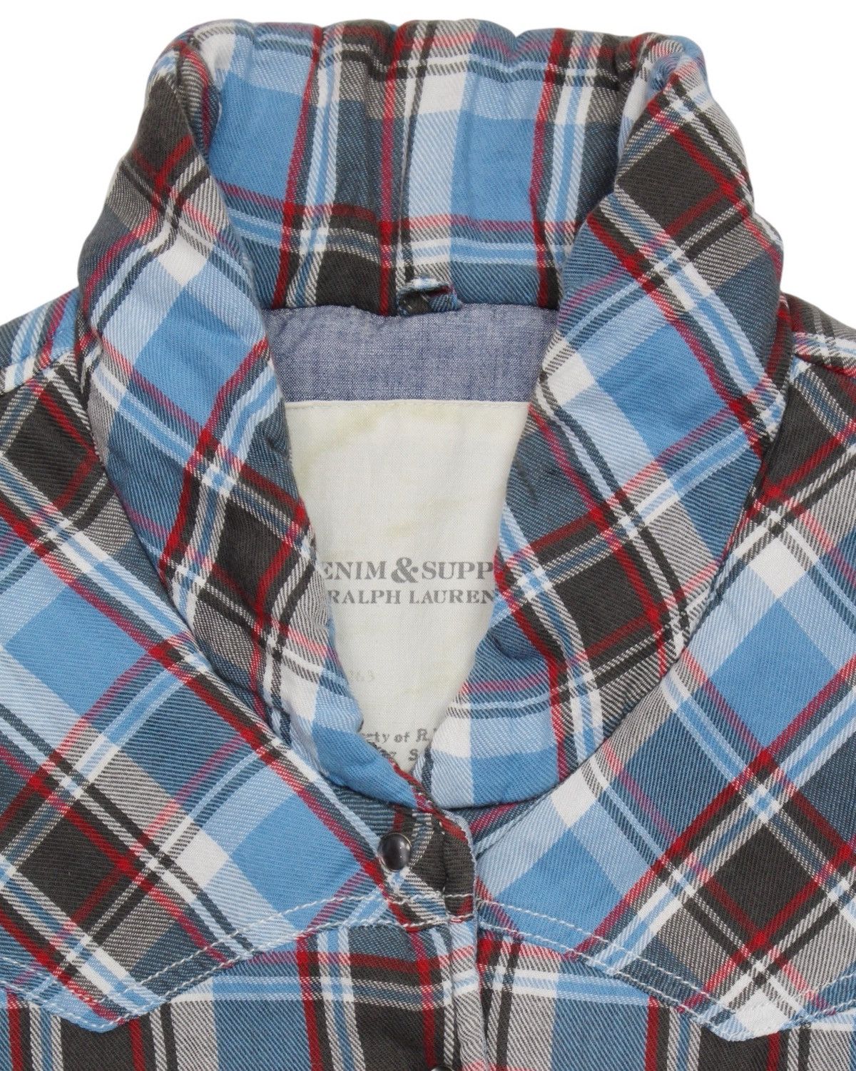 Polo Ralph Lauren DENIM & SUPPLY RALPH LAUREN PLAID QUILTED PUFFER VEST Size US XS / EU 42 / 0 - 3 Thumbnail