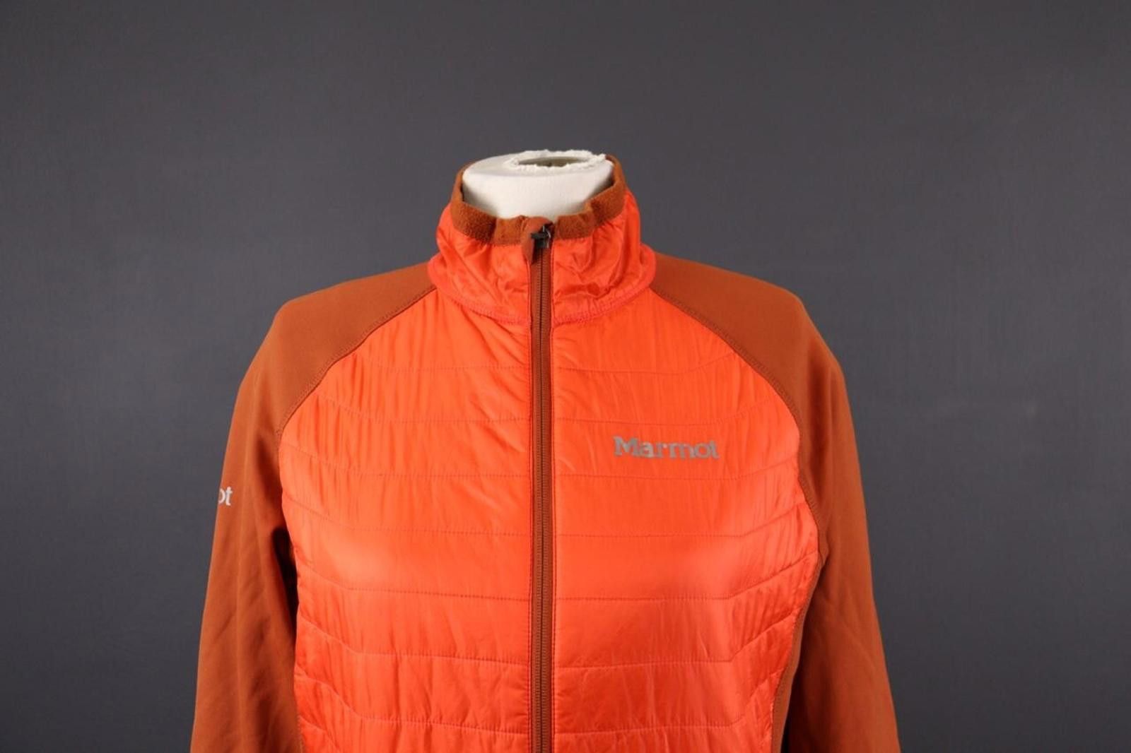 Marmot Marmot Orange Full Zip Quilted Outdoor Jacket Size S Size S / US 4 / IT 40 - 2 Thumbnail