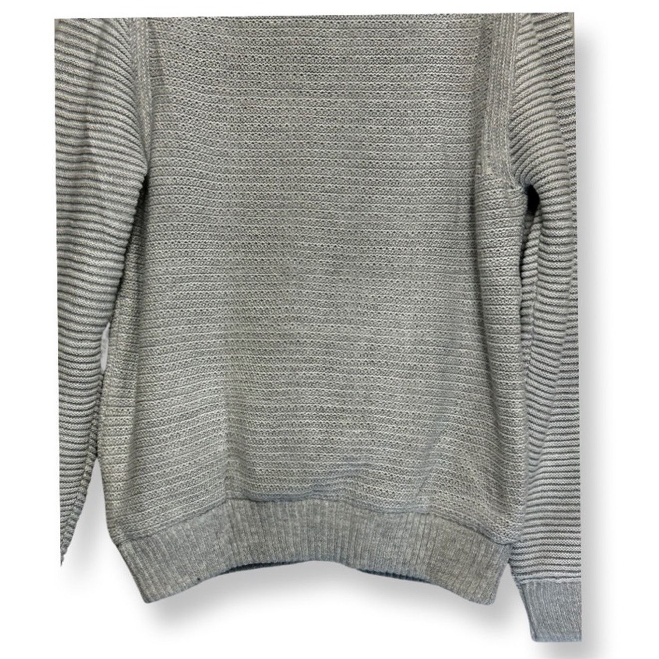 Other Xray Sweater Long Sleeves Mock Neck Ribbed Zip Gray L NWOT Size US L / EU 52-54 / 3 - 6 Thumbnail