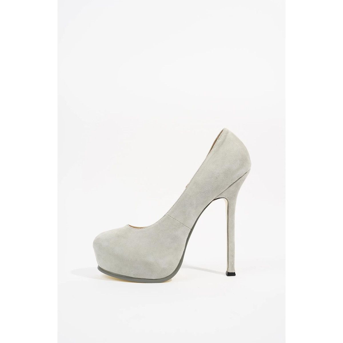 Yves Saint Laurent YSL YVES SAINT LAURENT ITALY ICON GRAY TRIBTOO HEELS SIZE 37 Size US 7 / IT 37 - 3 Thumbnail