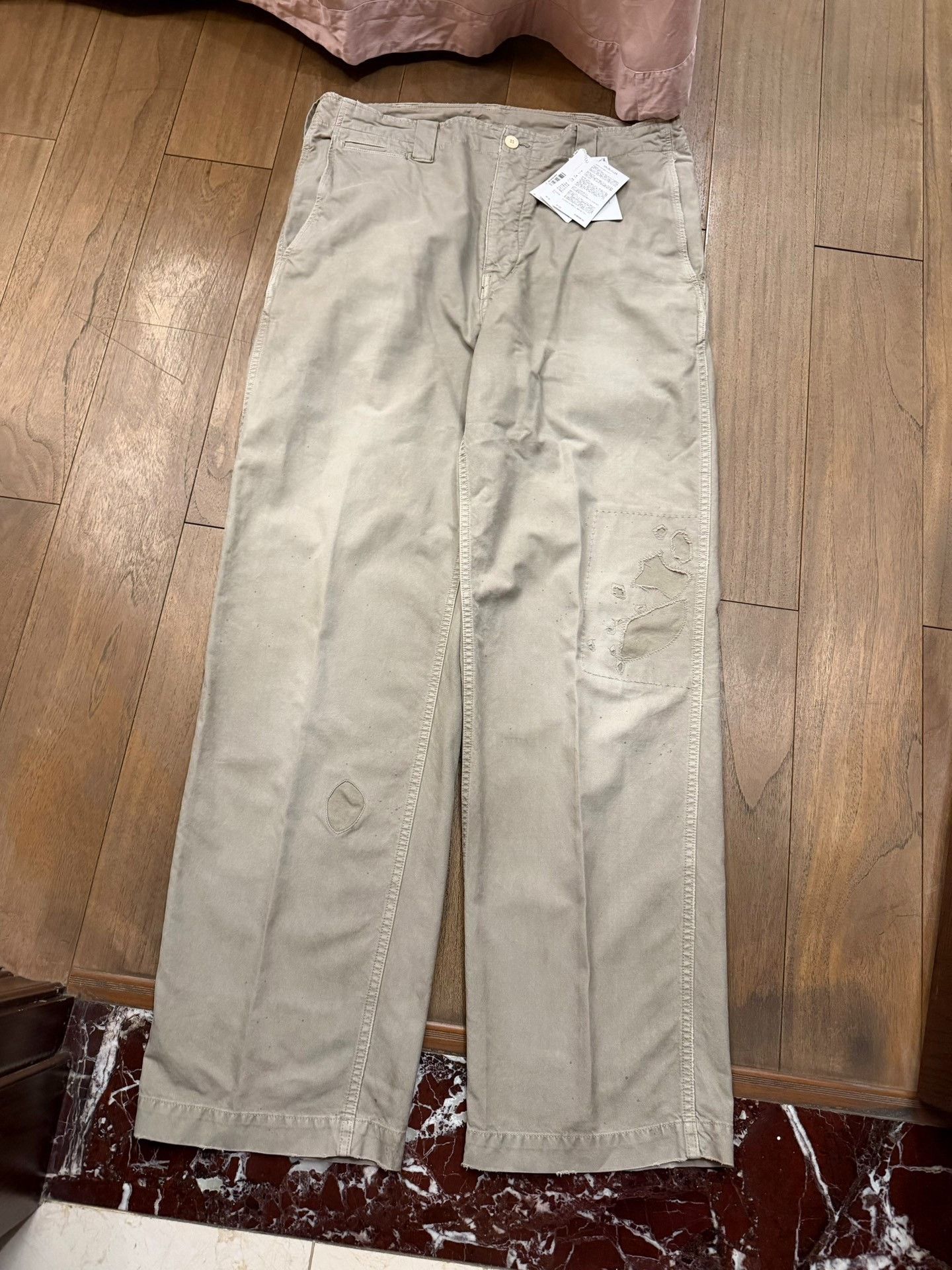 Visvim VISVIM WIDE CHINO PANTS CRASH Size US 30 / EU 46 - 1 Thumbnail