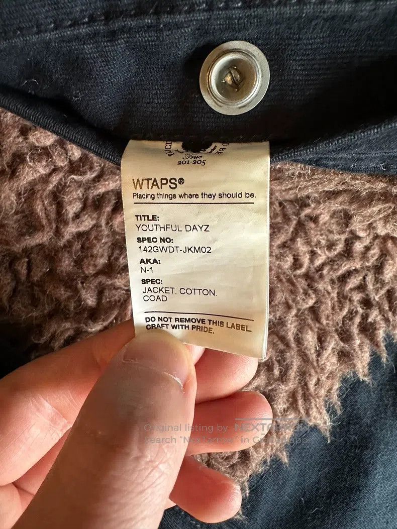 Wtaps Wtaps Military deck jacket lined with alpaca wool Size US M / EU 48-50 / 2 - 6 Thumbnail