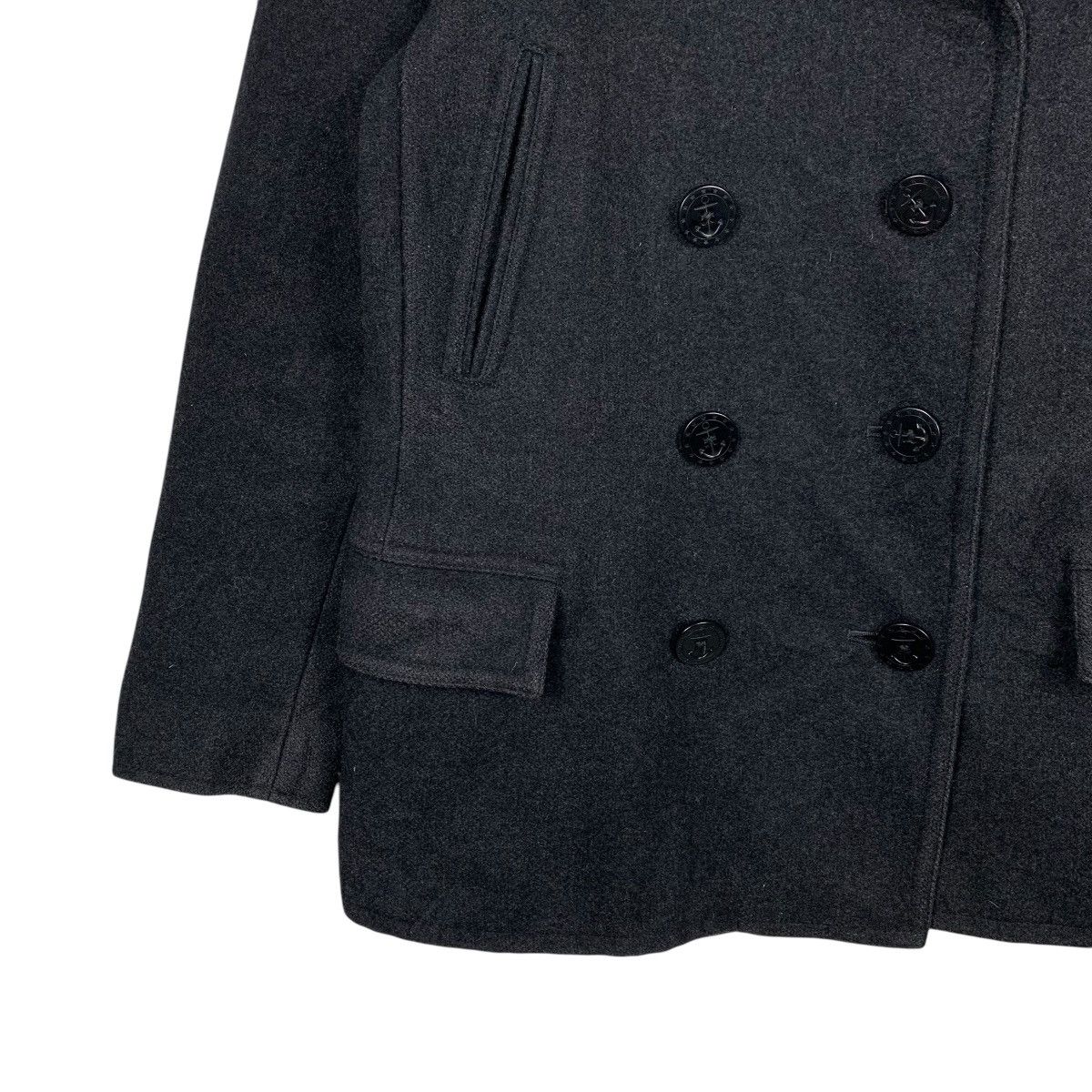Japanese Brand Back Number Double Breasted Coat Size US L / EU 52-54 / 3 - 3 Thumbnail