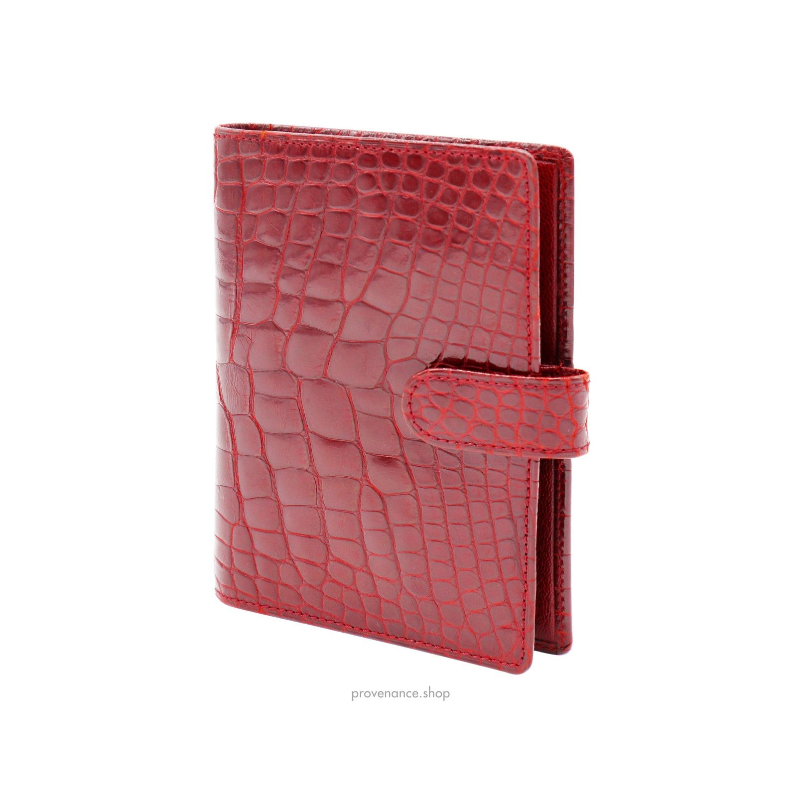 Louis Vuitton 🔴Louis Vuitton Agenda Fonctionnel PM - Alligator Rubis Size ONE SIZE - 6 Thumbnail