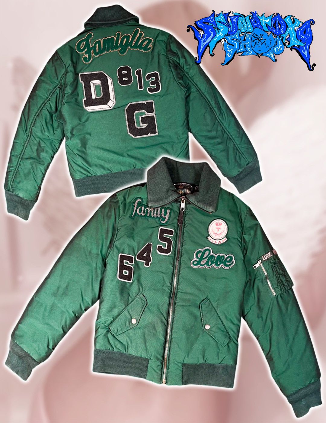 Dolce & Gabbana Warm DOLCE & GABBANA Stuffed Bomber - Puffer Green Jacket Size US L / EU 52-54 / 3 - 1 Thumbnail