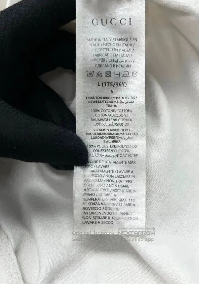 Gucci Gucci FW24 Embroidered Logo Short Sleeve Tee. Size US L / EU 52-54 / 3 - 3 Thumbnail