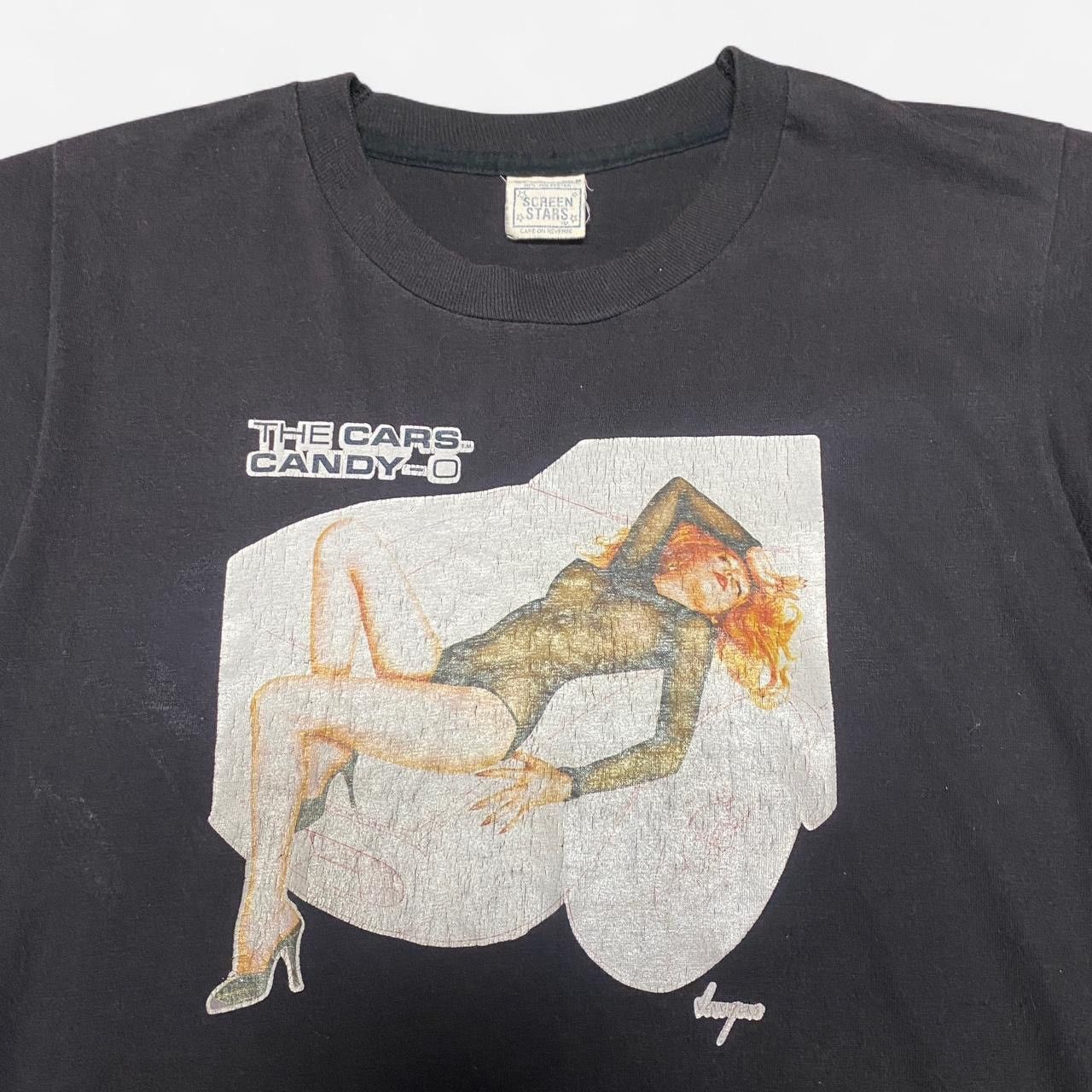 Other Vintage 1980 The Cars Candy-O Rock Band black tShirt Size US M / EU 48-50 / 2 - 2 Thumbnail