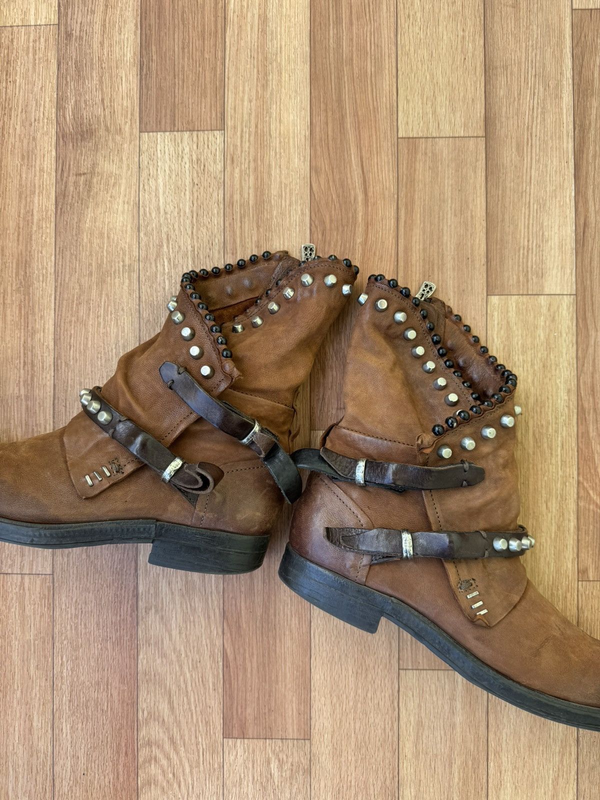 A.S.98 A.S 98 Rare studded boot Size US 6.5 / EU 39-40 - 6 Thumbnail