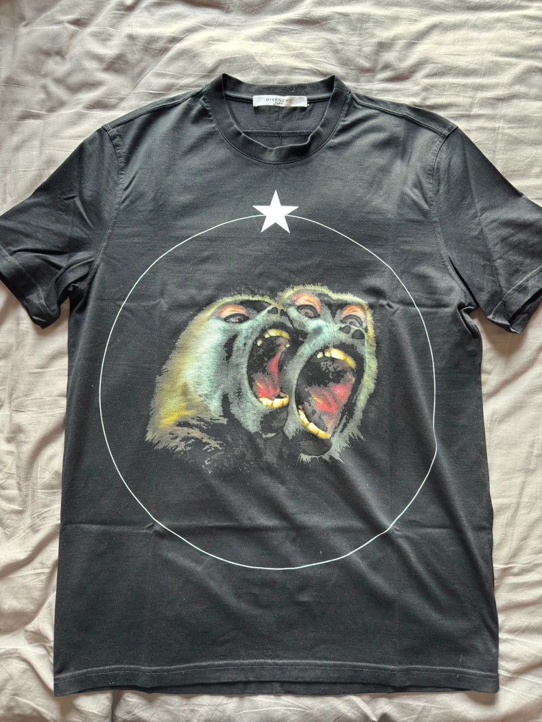 Givenchy Givenchy Double Monkey Star Short Sleeve Shirt Size US L / EU 52-54 / 3 - 1 Thumbnail