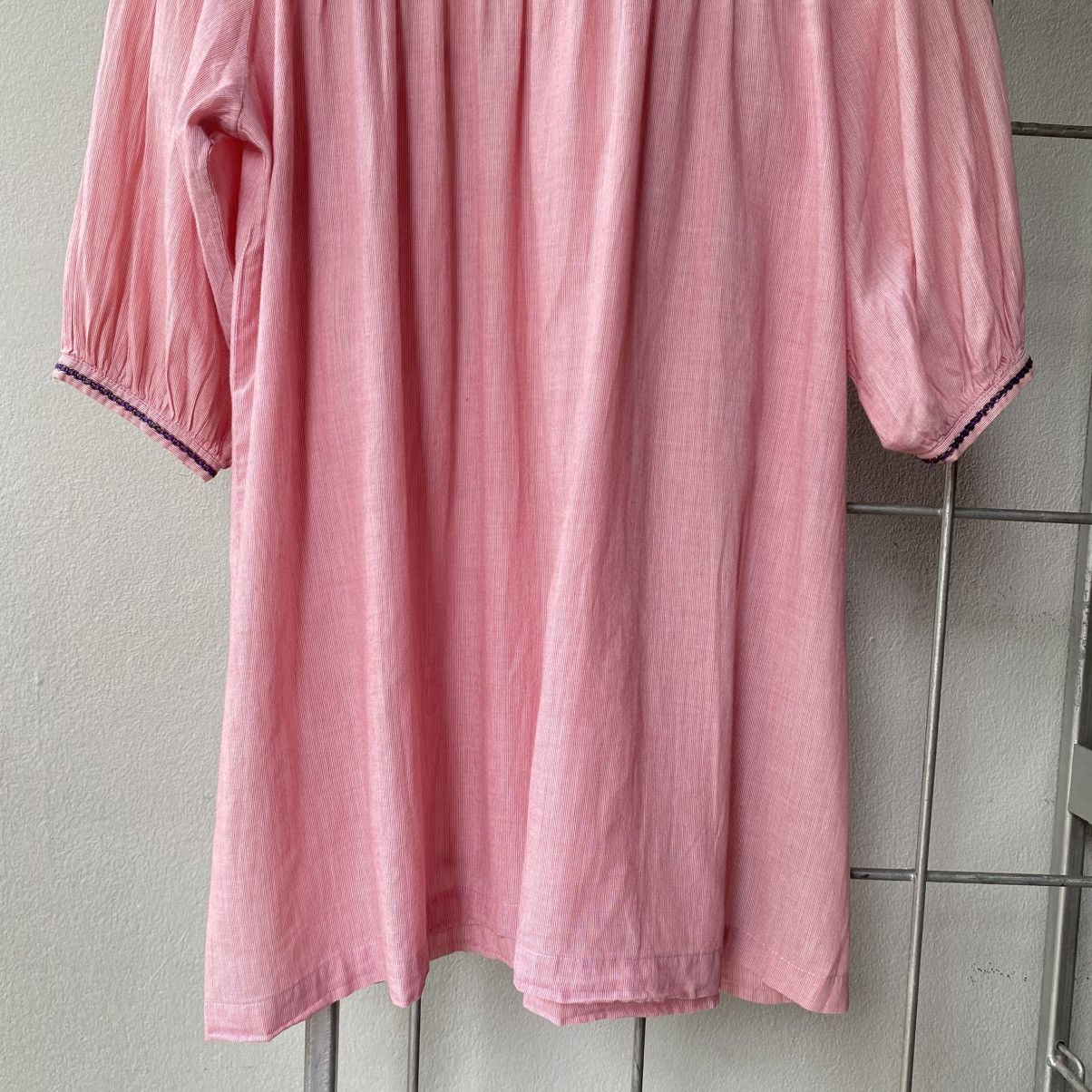 Ne-Net Ne-net Pink Puff Sleeve Babydoll Blouse Size XS / US 0-2 / IT 36-38 - 17 Thumbnail
