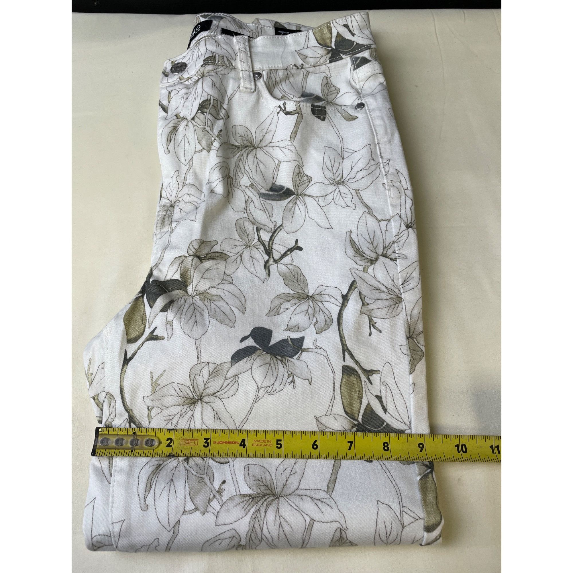 Buffalo David Bitton Buffalo David Bitton Women's Beige Pants/ Jeans Ankle High r Size 32" / US 10 / IT 46 - 6 Thumbnail