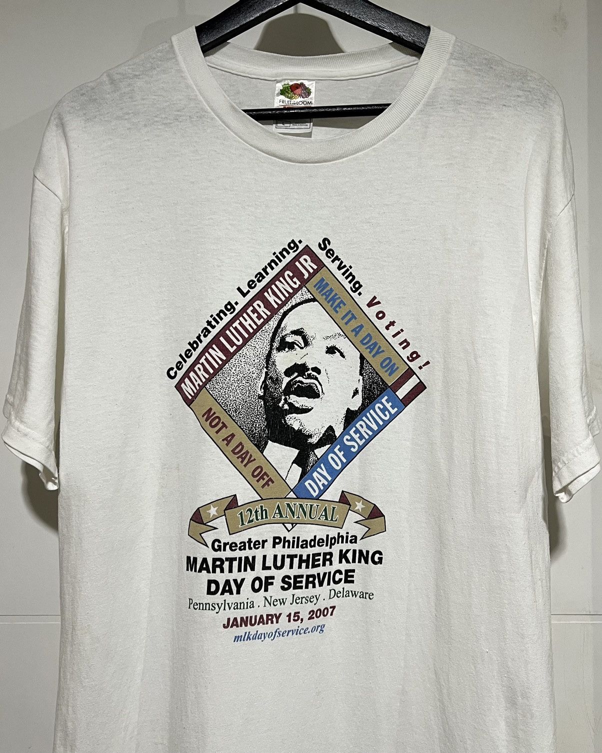 Vintage Martin Luther King Jr Size US L / EU 52-54 / 3 - 1 Thumbnail