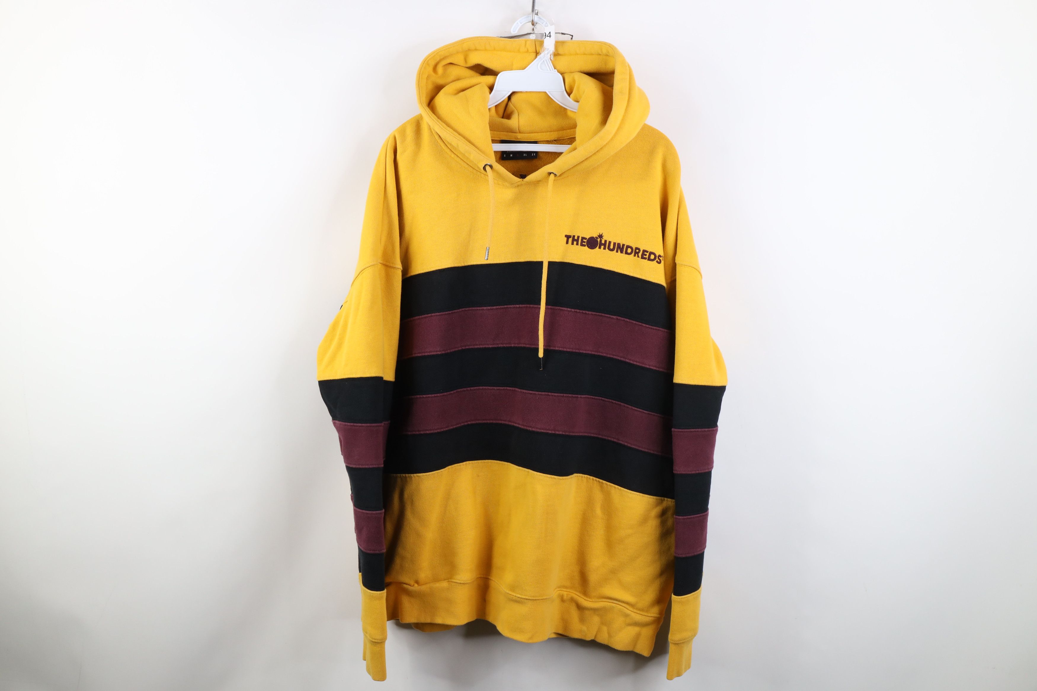 Vintage Vintage Y2K The Hundreds Heavyweight Hoodie Sweatshirt Size US L / EU 52-54 / 3 - 1 Thumbnail