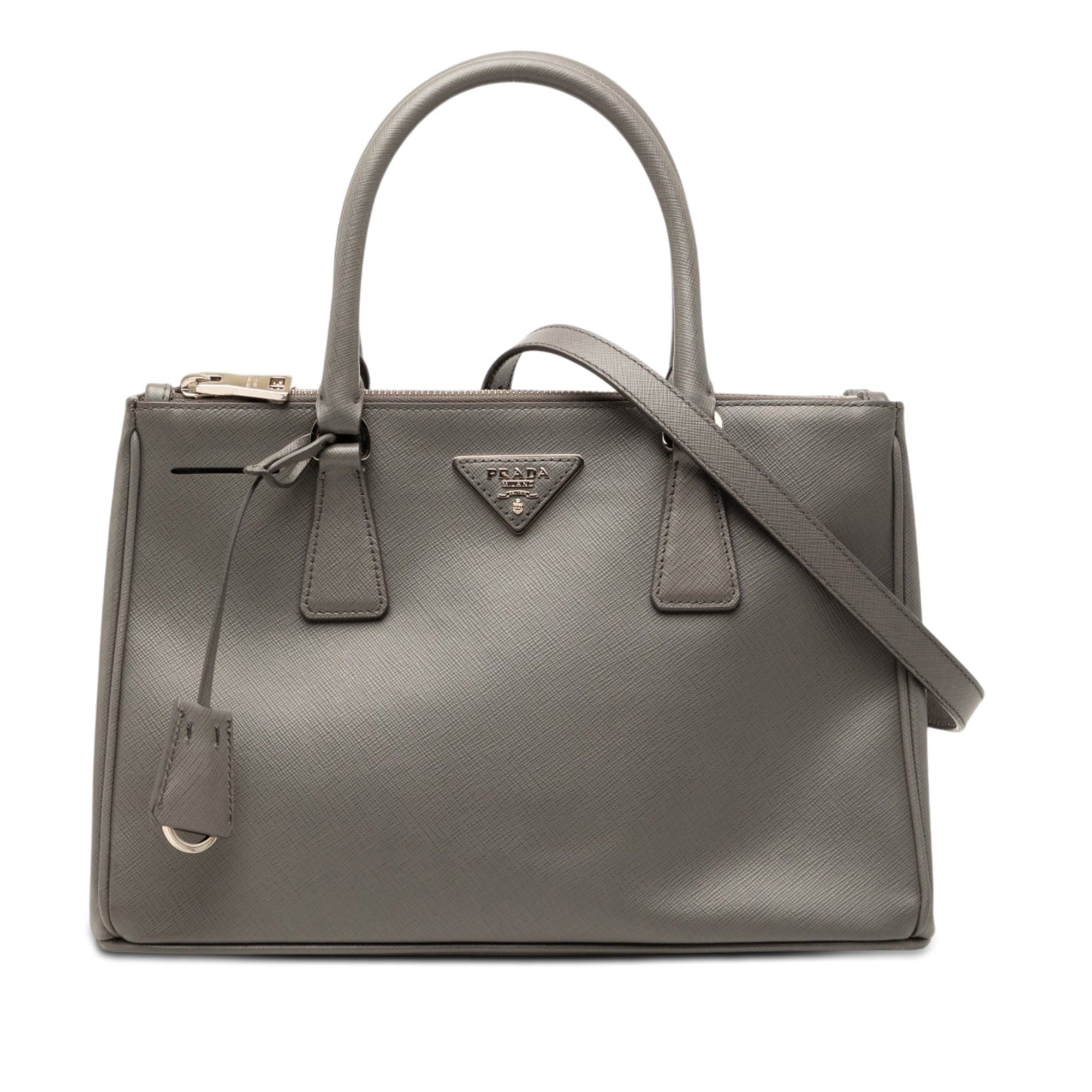Prada Medium Saffiano Lux Galleria Double Zip Satchel Size ONE SIZE - 1 Thumbnail