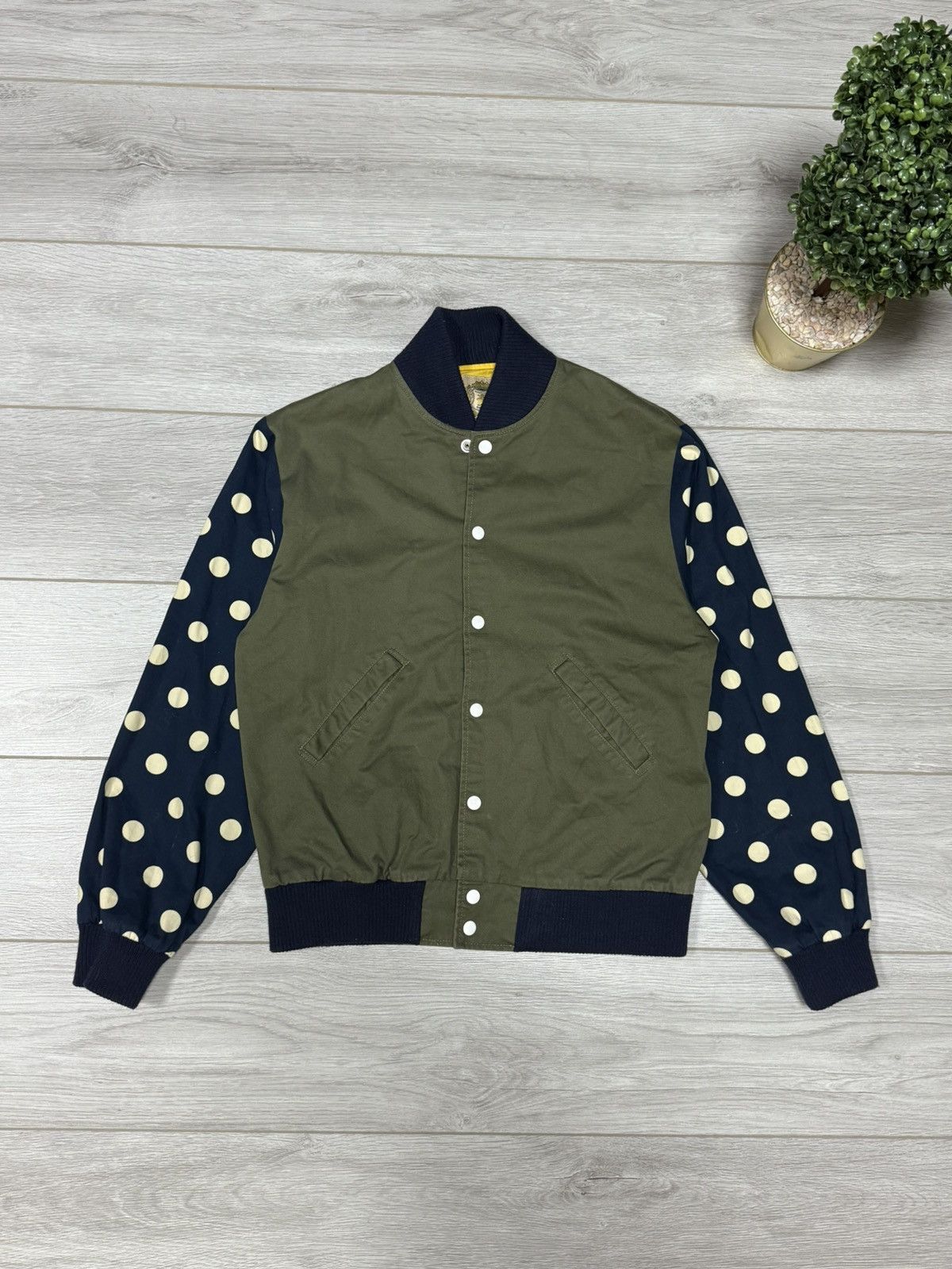 Billionaire Boys Club Billionaire Boys Club Bee Line polka dot vintage bomber Size US M / EU 48-50 / 2 - 1 Thumbnail