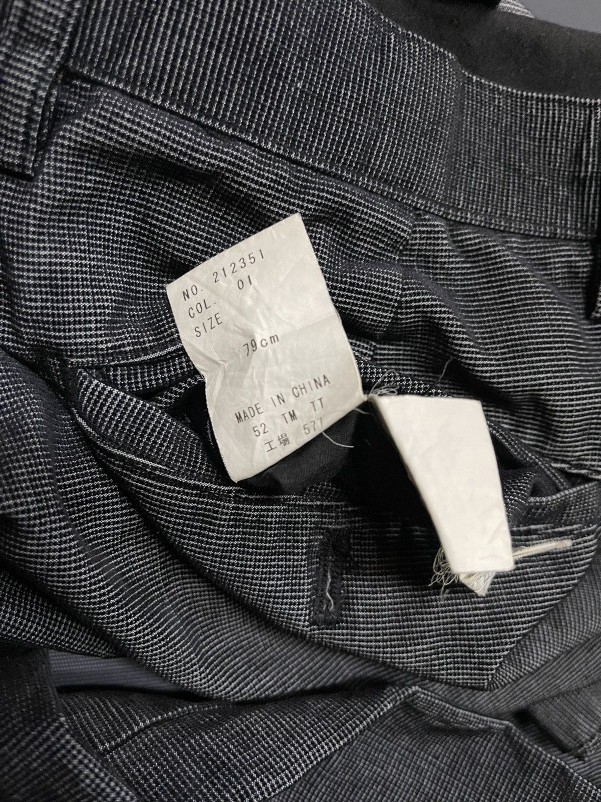 Designer × Japanese Brand × Kansai Yamamoto KANSAI YAMAMOTO DESIGNER DARK GREY CASUAL PANTS Size US 31 - 10 Thumbnail