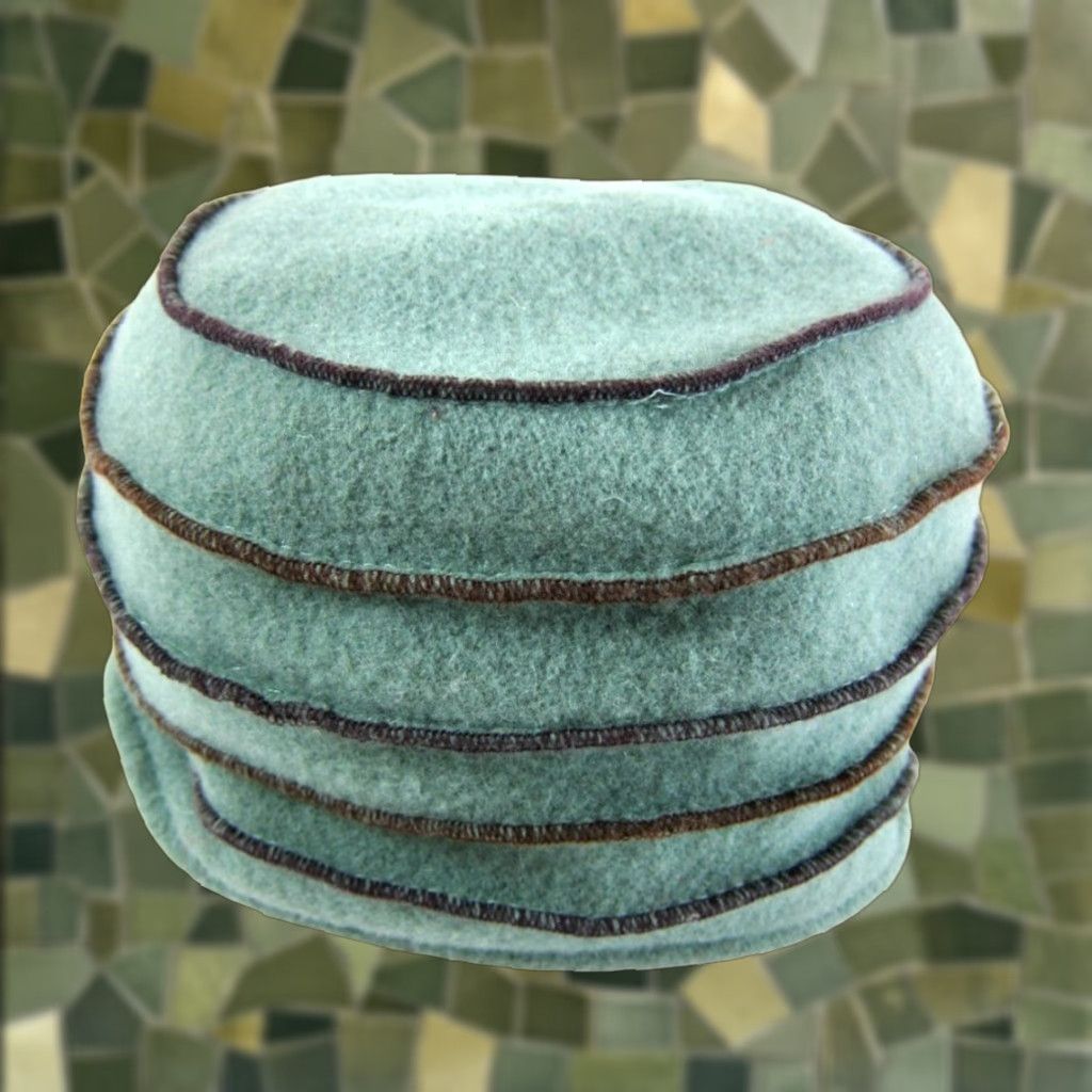 Altea Asian Eye Beanie Hat Women S Wool 100% Blue Teal Brown Size ONE SIZE - 1 Thumbnail