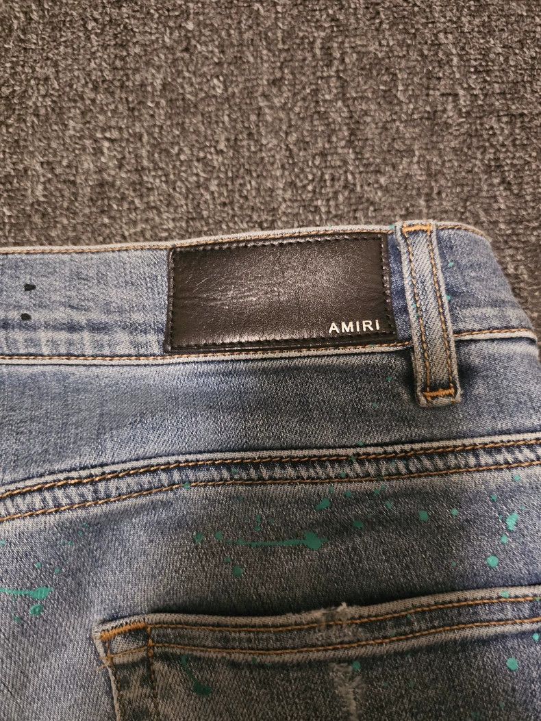 Amiri Amiri double knee distressed altered inseam Jeans Size US 30 / EU 46 - 5 Thumbnail