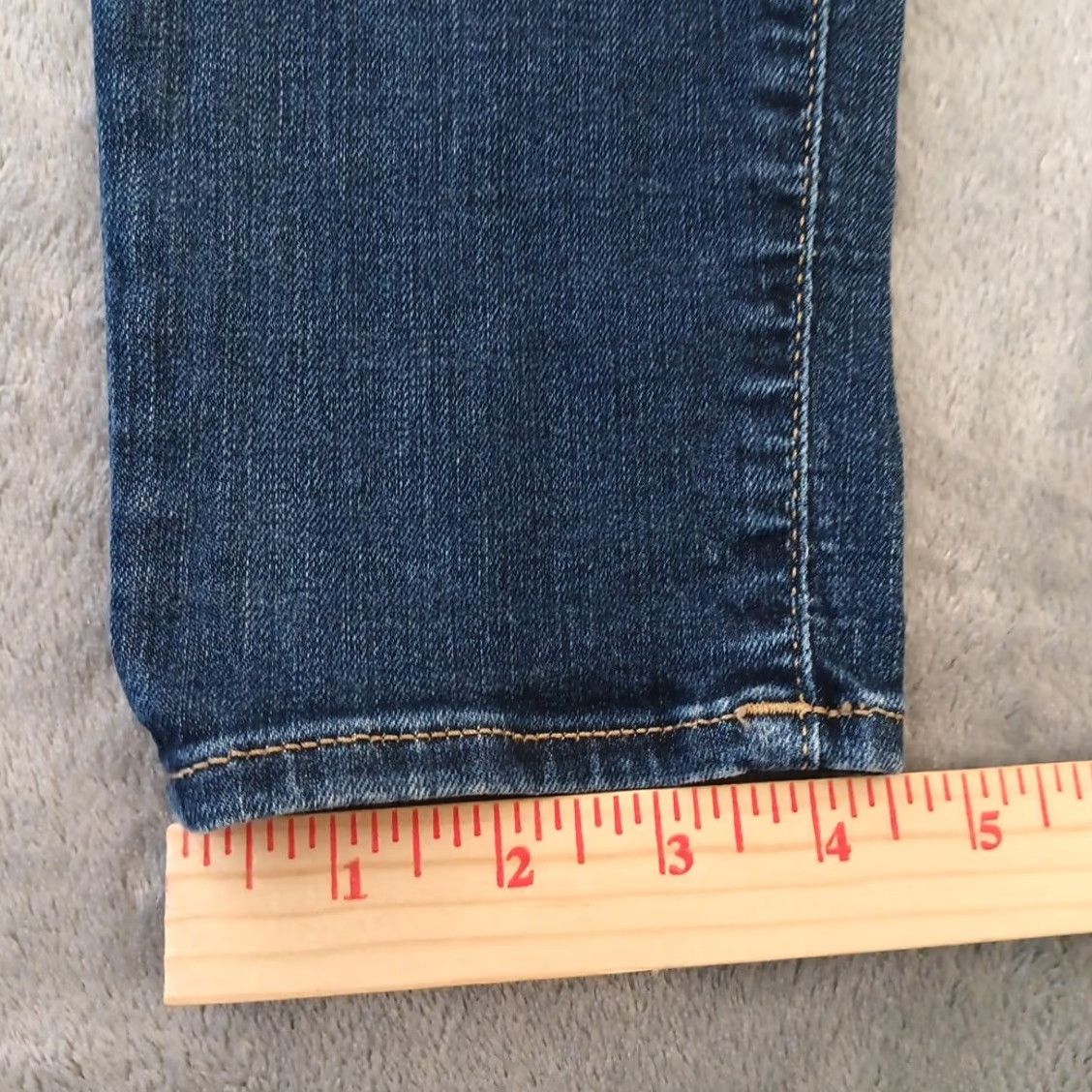 Silver Jeans Co. Silver Jeans Jeans Womens Size 28 Blue Dark Wash Skinny Mid Rise 28x28 Stretch Denim 5-Pocket Mens Womens Girls" Size 28" / US 6 / IT 42 - 6 Thumbnail