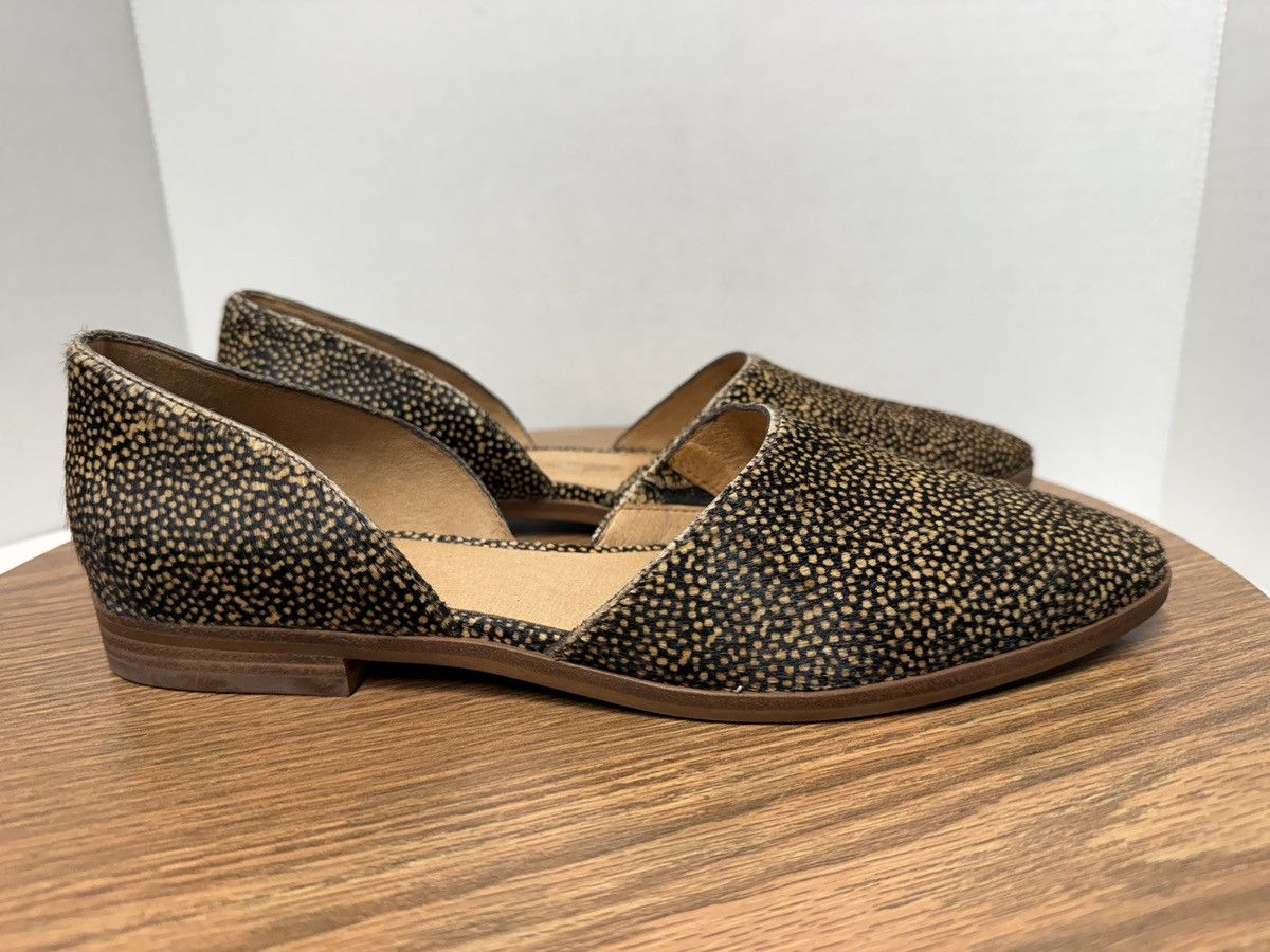 Madewell Madewell The Marisa d’Orsay Spotted Calf Hair Toffee Flat Size US 9.5 / IT 39.5 - 6 Thumbnail