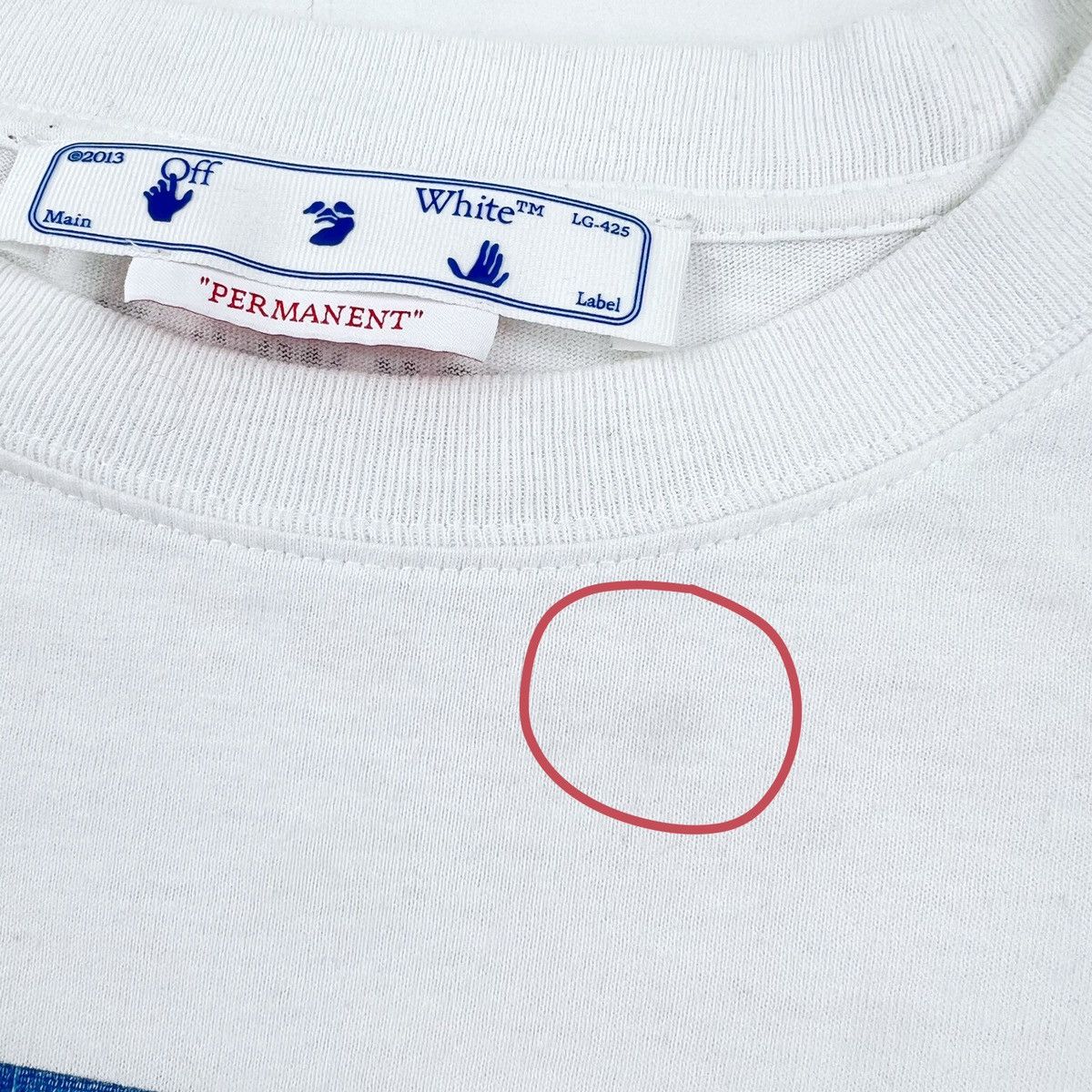 Off-White Off-White Mona Lisa White T Shirt Size US L / EU 52-54 / 3 - 3 Thumbnail