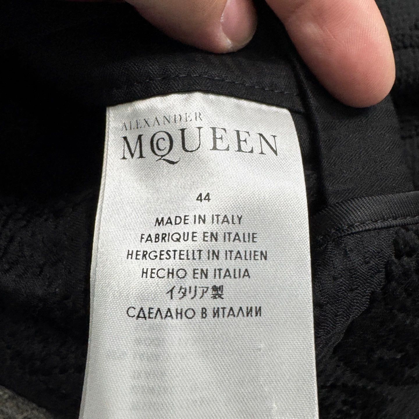 Alexander McQueen Alexander Mcqueen Skull All Over Print Wool Blazer 44 Size 44R - 3 Thumbnail